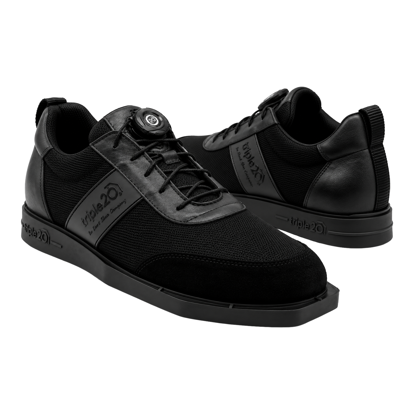 Triple20 Dart Shoes Textilní s otočným zapínáním - Černé Triple20 Dart Shoes Textilní s otočným zapínáním - Černé