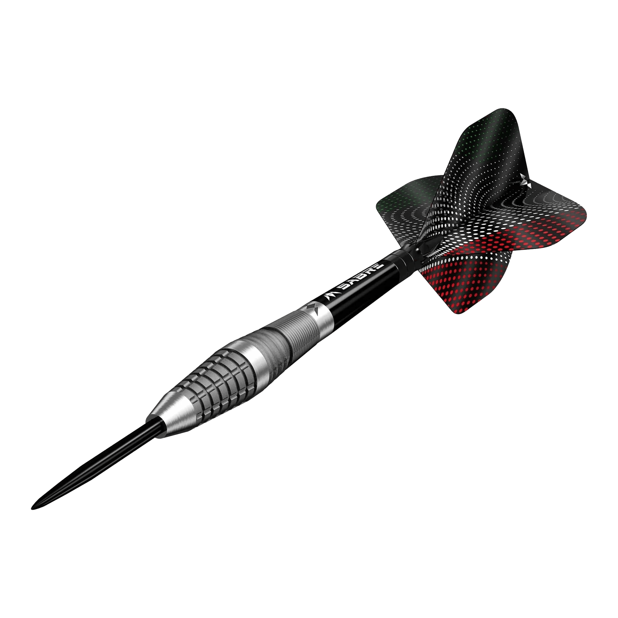 Ocelové šipky Mission Michele Turetta pískované - 23g Das Bild zeigt Mission Michele Turetta Sandblasted Steeldarts in der 23g Variante. Die Pfeile zeichnen sich durch ihr sandgestrahltes Design aus.