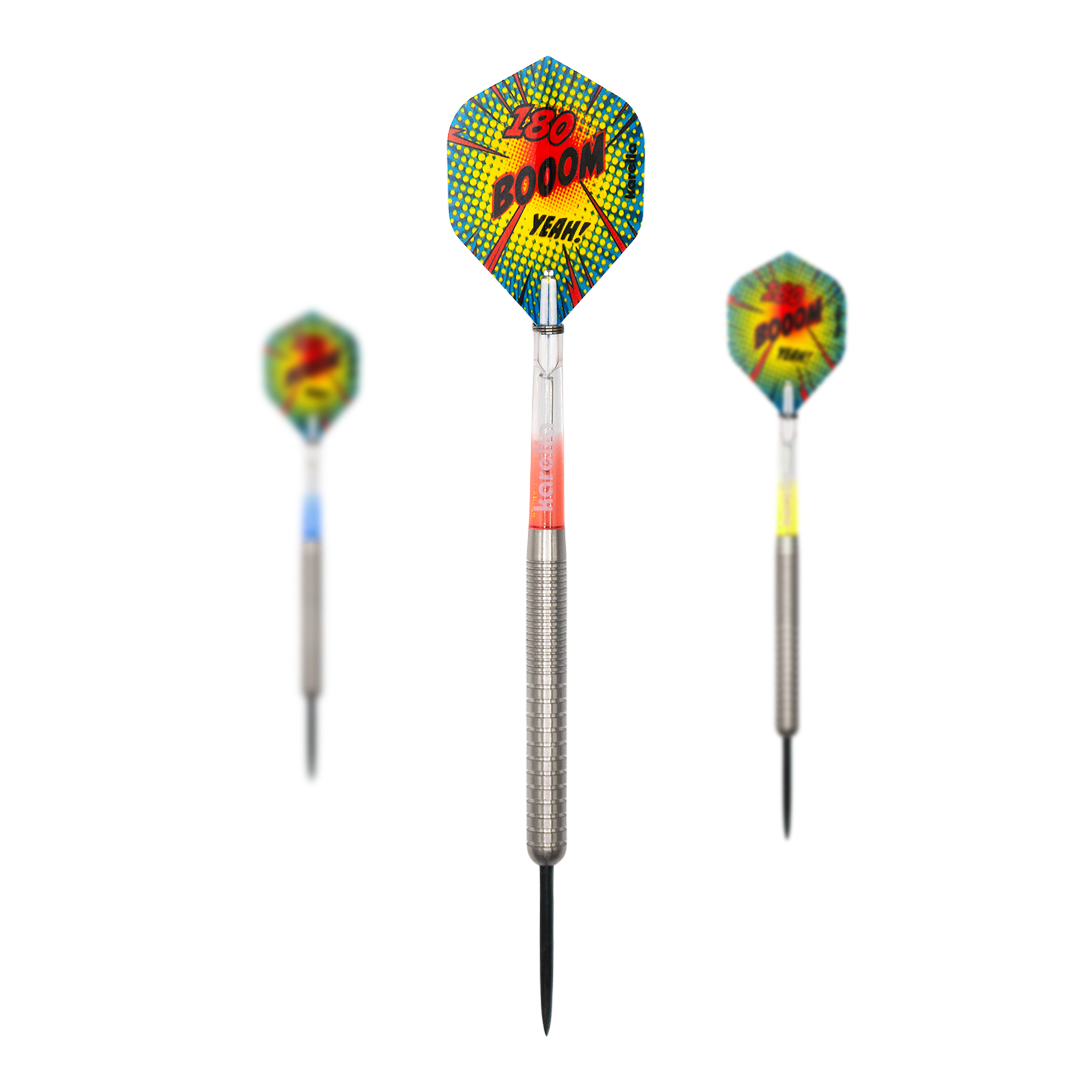 Ocelové šipky Karella Comic Line CL-1 - 22g Dieses Bild zeigt die Karella Comic Line CL-1 Steeldarts mit einem Gewicht von 22g. Die Steeldarts sind für Dartsport-Enthusiasten geeignet.