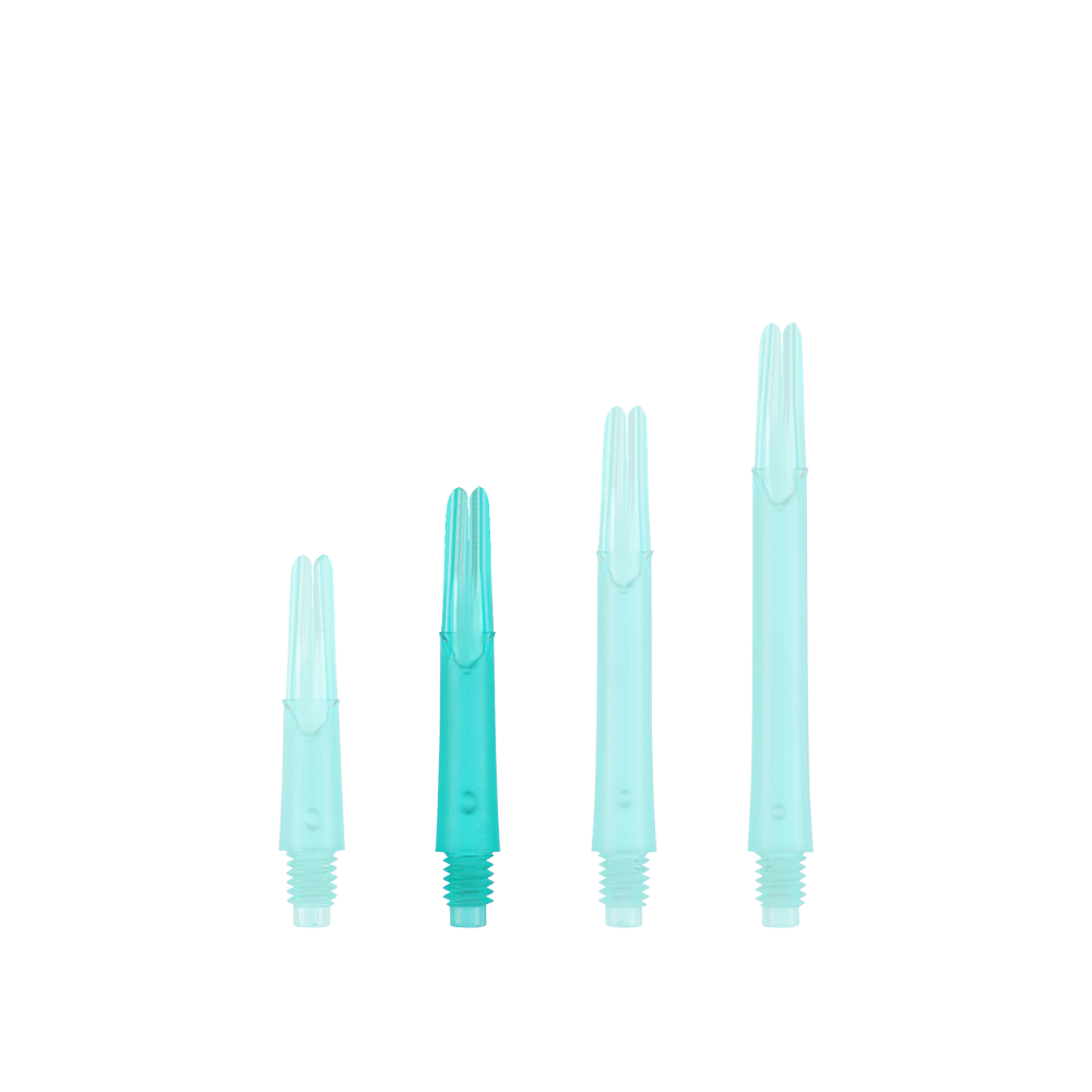 L-L-Style-Shafts Uzamčené rovné - Emerald Ein L-Style L-Shafts Locked Straight - Emerald 190 wird einzeln gezeigt. Der Pfeilschaft ist gerade und hat eine schlichte Oberflächenstruktur.