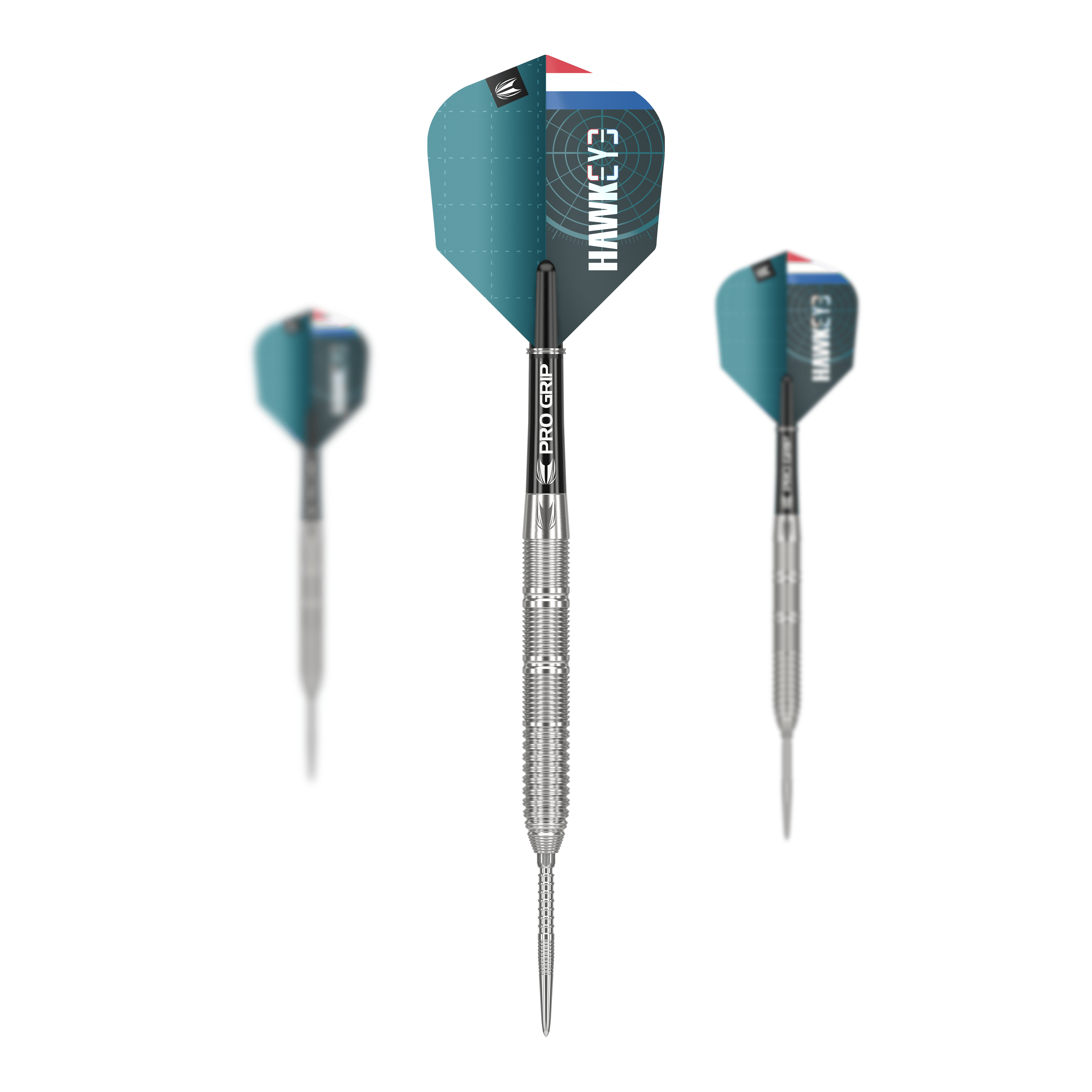 Terč Kevin Doets GEN1 Swiss Point Steeldarts - 23g Target Kevin Doets GEN1 Swiss Point Steeldarts - 23g ist als Set dargestellt. Die feinen Details sind sichtbar.