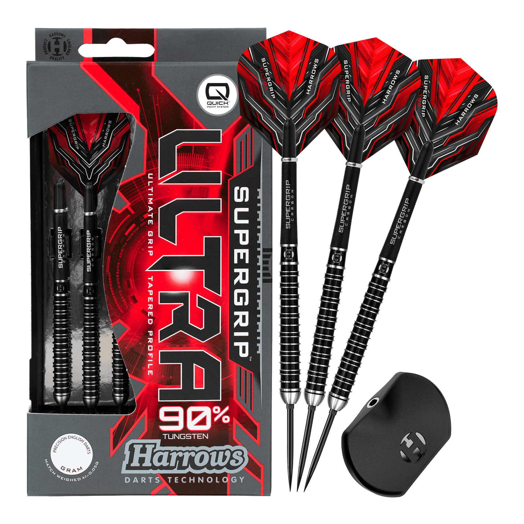Šipky Harrows Supergrip Ultra Quick Point ocelové Šipky Harrows Supergrip Ultra Quick Point ocelové