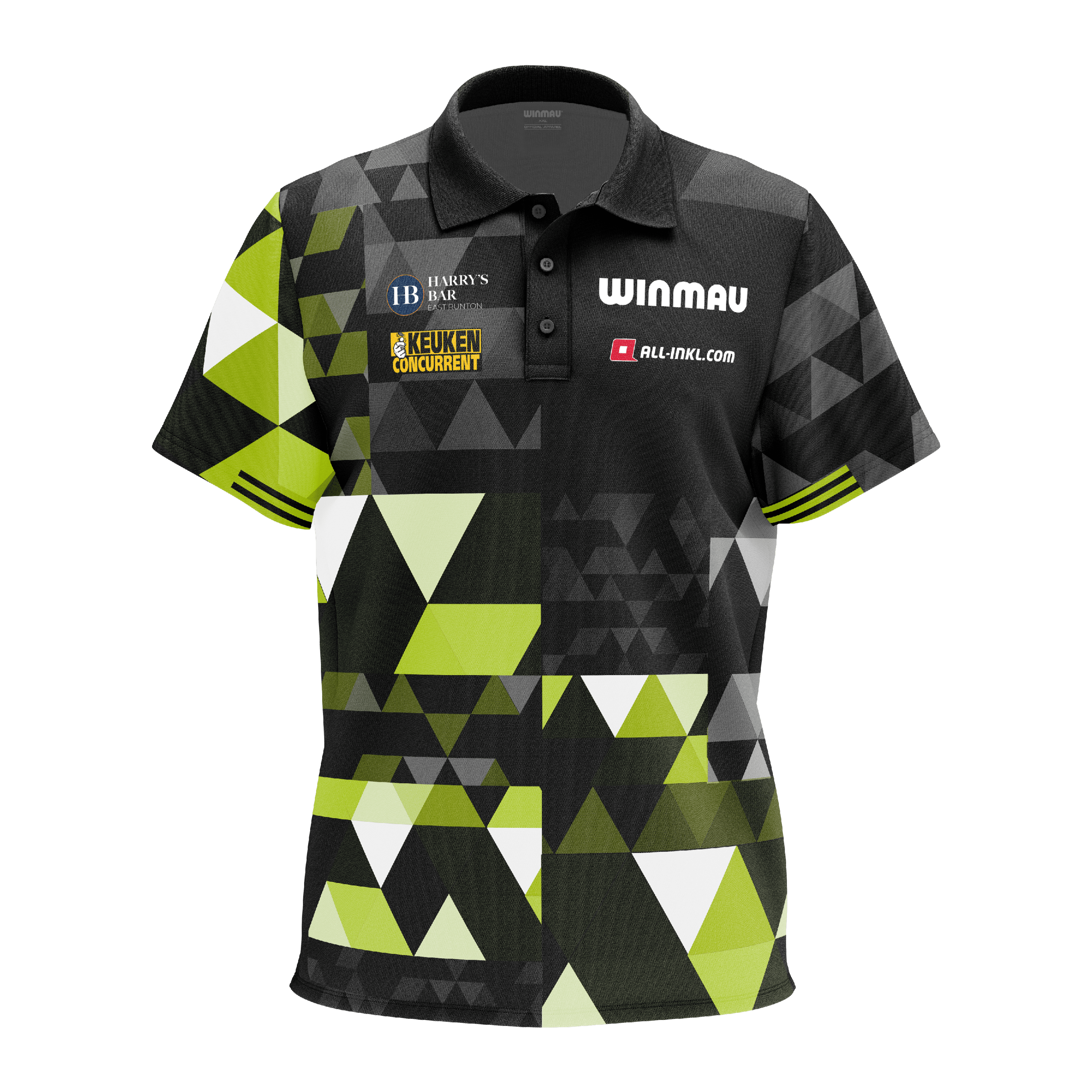 Polo tričko Winmau Michael Van Gerwen fan edition Poloshirt der Winmau Michael Van Gerwen Fan-Edition. Das Produkt ist als Fanartikel für Michael Van Gerwen entworfen.