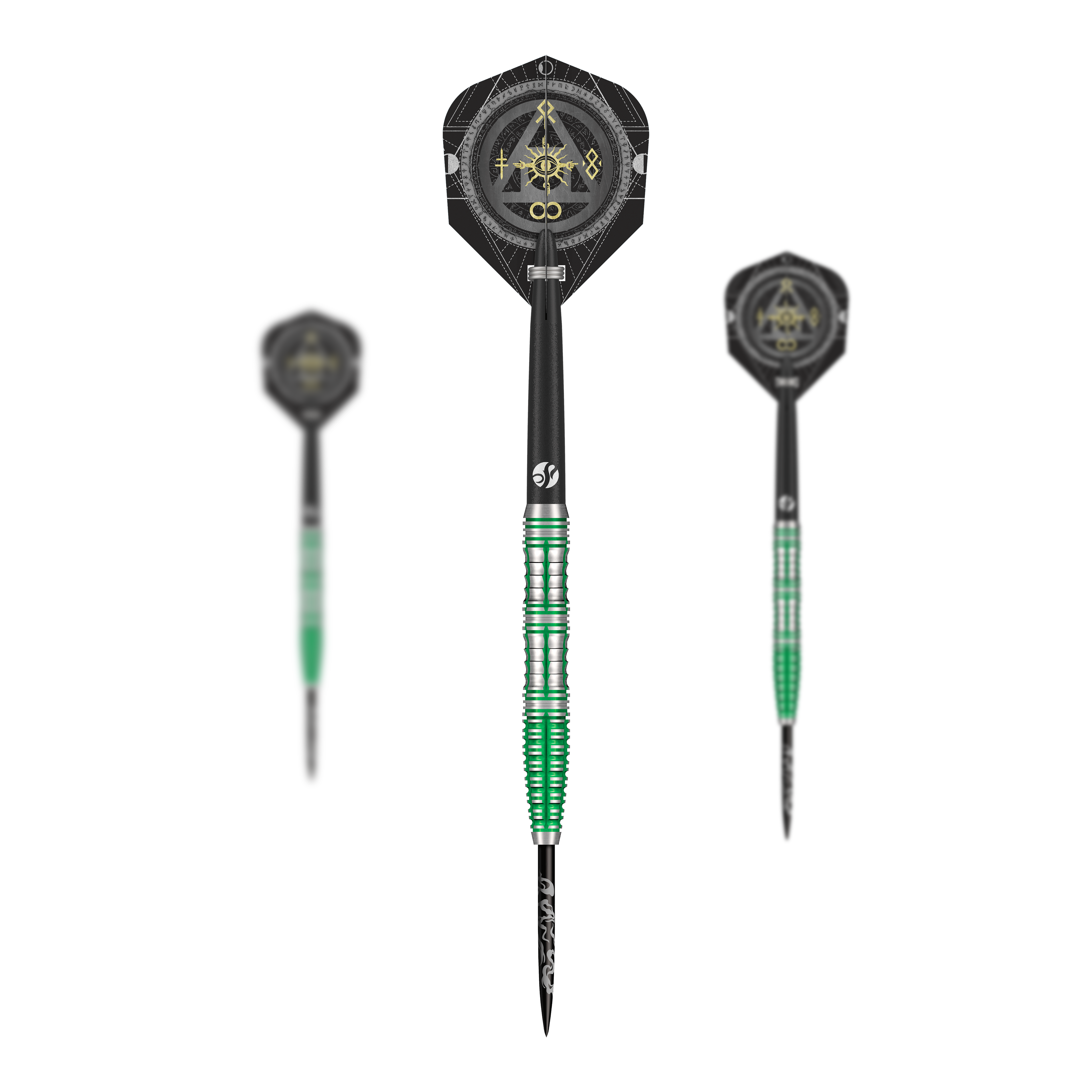 Ocelové šipky Shot Alchemy Mythril Abgebildet ist ein Set Shot Alchemy Mythril Steeldarts. Dies sind hochwertige Steeldarts für den professionellen Einsatz.