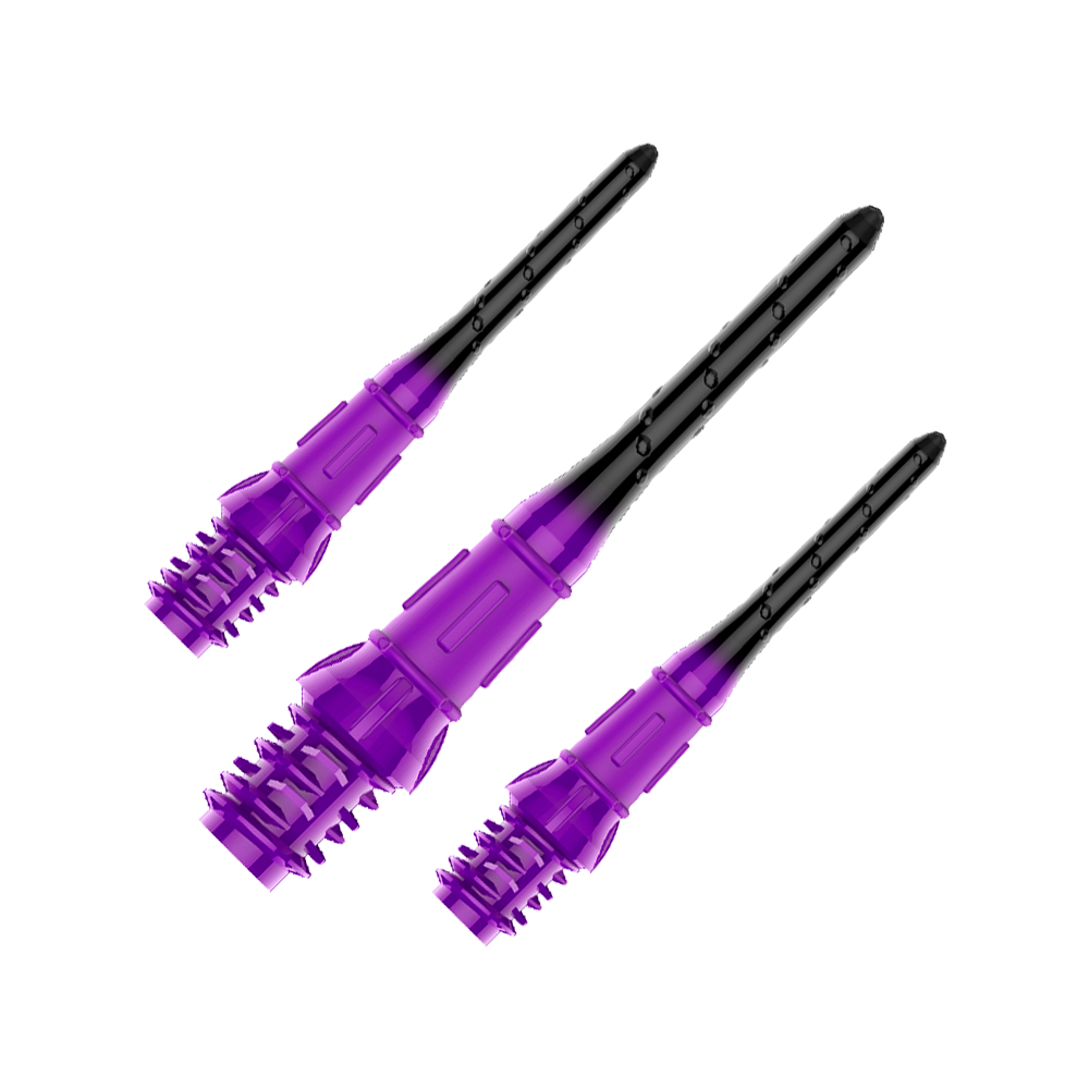 Špičky na šipky L-Style Premium s gradačním hrotem Lippoint (balení 30 kusů) Zu sehen ist ein Set von L-Style Premium Lippoint Dartspitzen im 30er Pack in Schwarz und Lila. Die Dartspitzen sind speziell für Softdartspiele entwickelt.