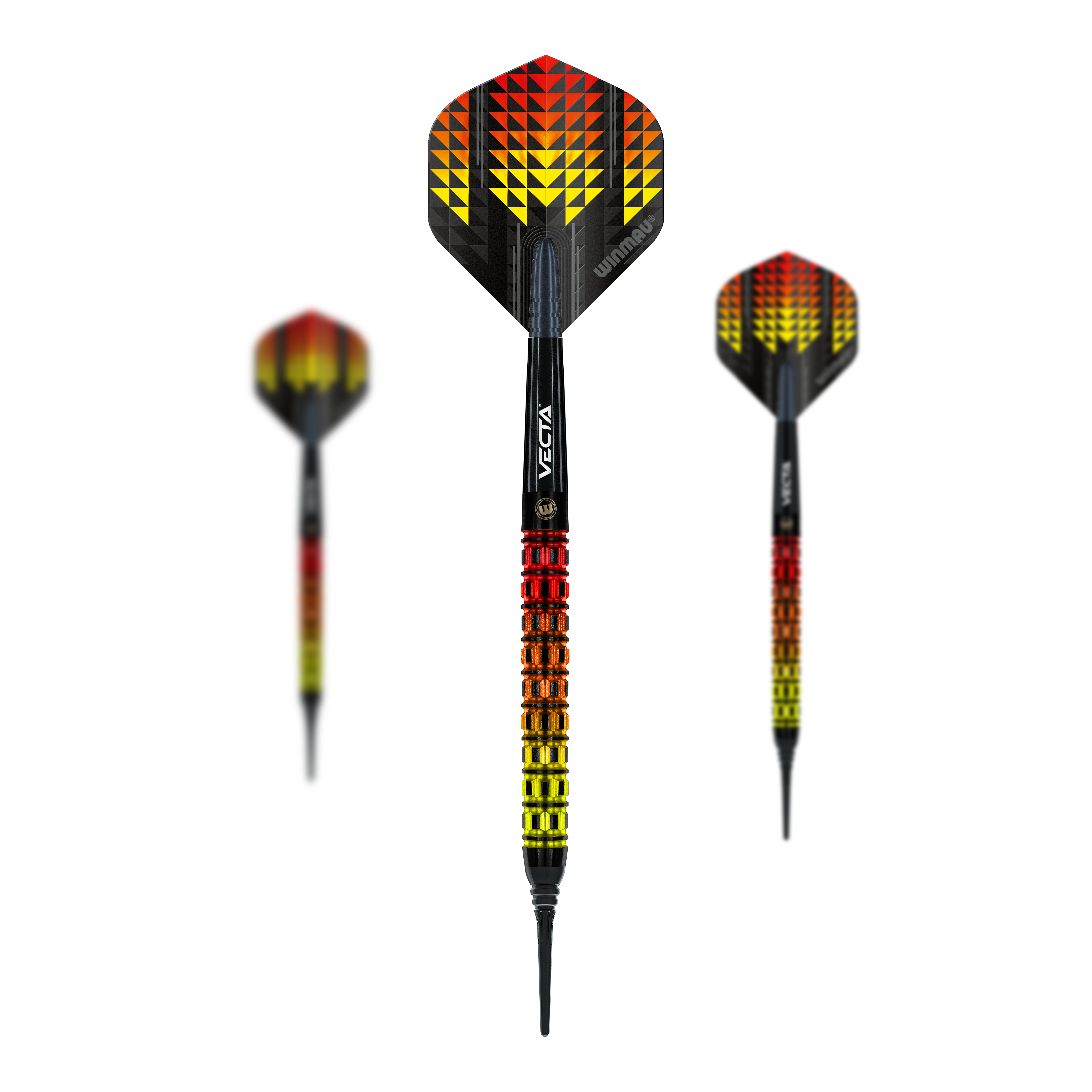 Šipky Winmau Firestorm Flame Parallel Softdarts - 20g