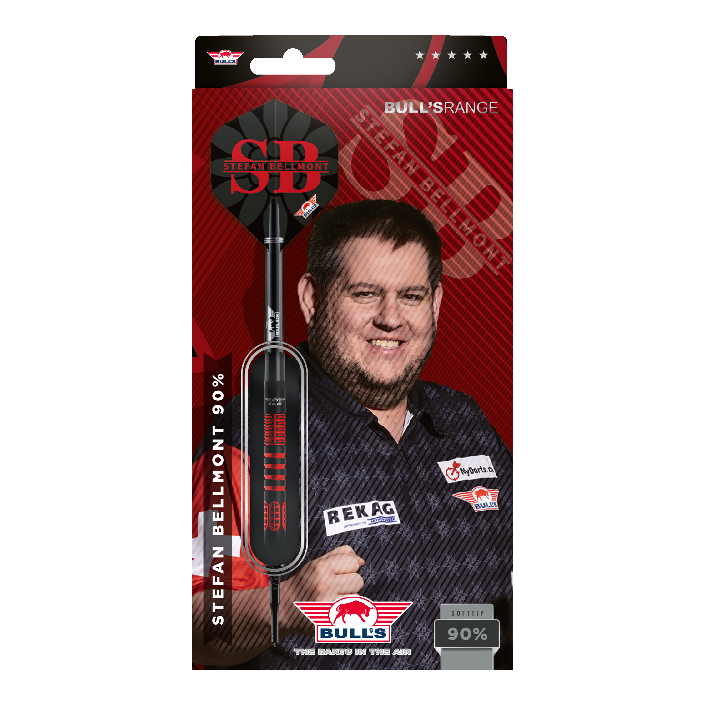 Šipky Bulls NL Stefan Bellmont 90 měkkých - 20g Die Bulls NL Stefan Bellmont 90 Softdarts - 20g sind abgebildet. Es handelt sich um hochwertige Softdarts für anspruchsvolle Spieler.