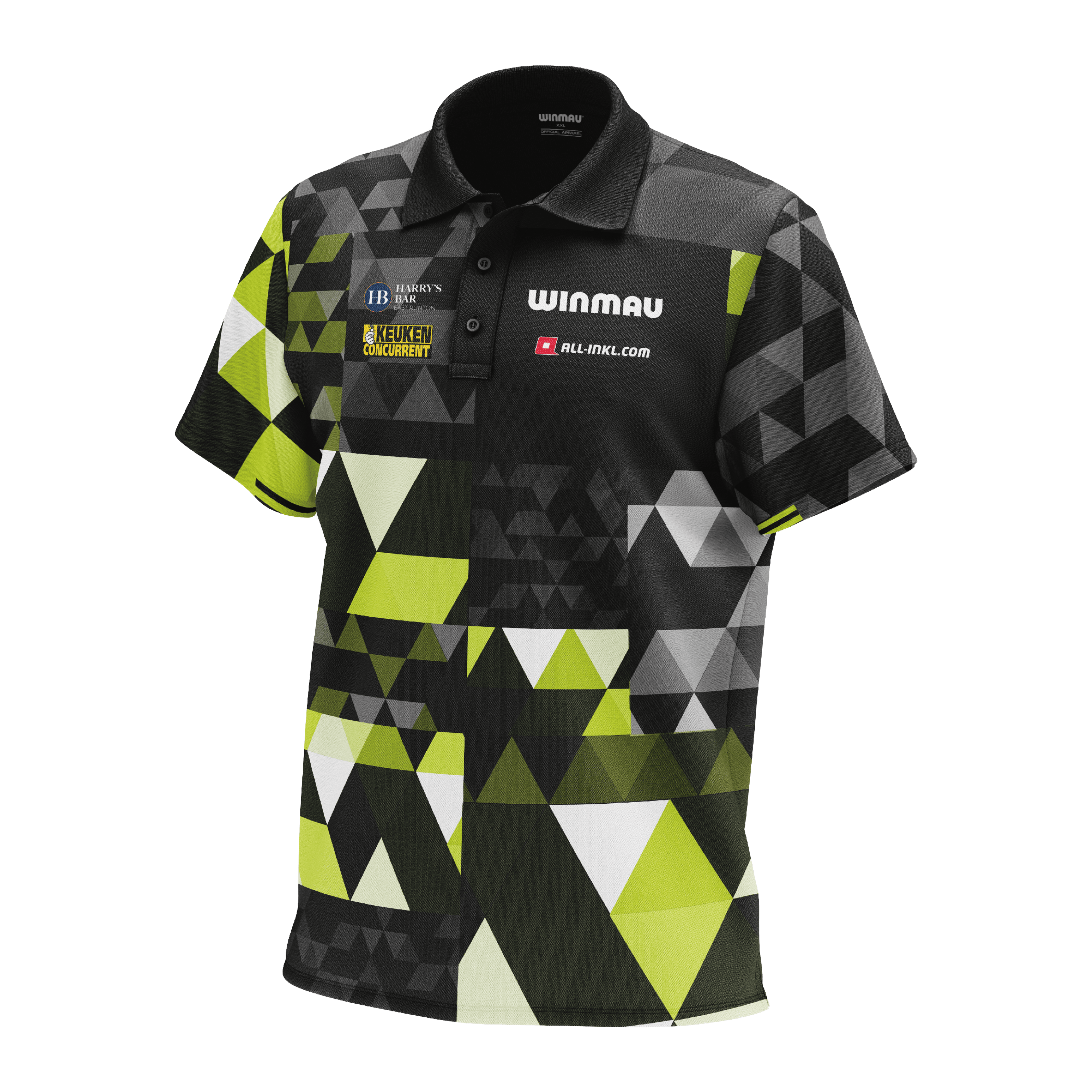 Polo tričko Winmau Michael Van Gerwen fan edition Poloshirt der Winmau Michael Van Gerwen Fan-Edition. Dieses Shirt ist für Fans von Michael Van Gerwen gestaltet.