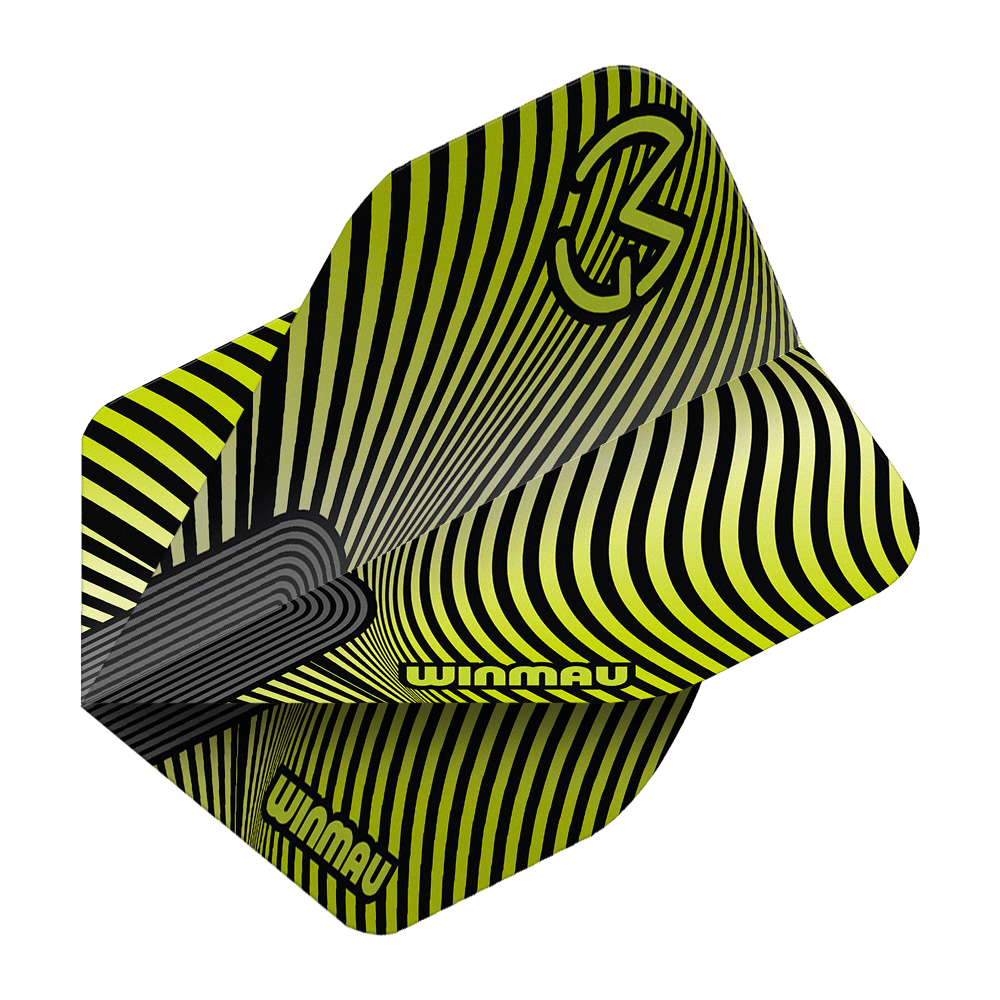 Letky Winmau Prism Delta MvG Green Black No2 Standard Hier sieht man die Winmau Prism Delta MvG Green Black No2 Standard Flights. Diese Dartflights verfügen über ein grünes und schwarzes Farbkonzept.