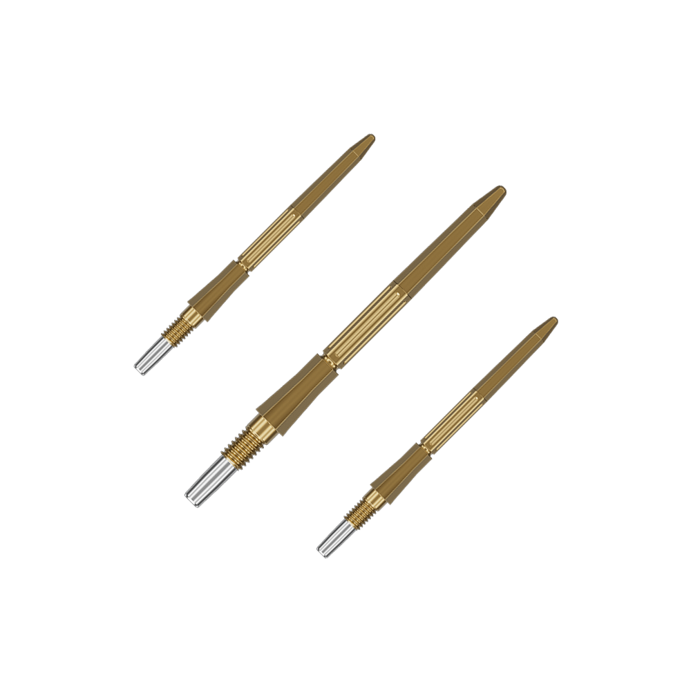 Špičky na šipky Target Elysian Archetype 43 Swiss Point ocelové - zlaté Das Bild zeigt ein Set der Target Elysian Archetype 43 SwissPoint Dartspitzen in Gold, Länge 30 mm. Dieses Set ist ideal für Präzision beim Dartsport.