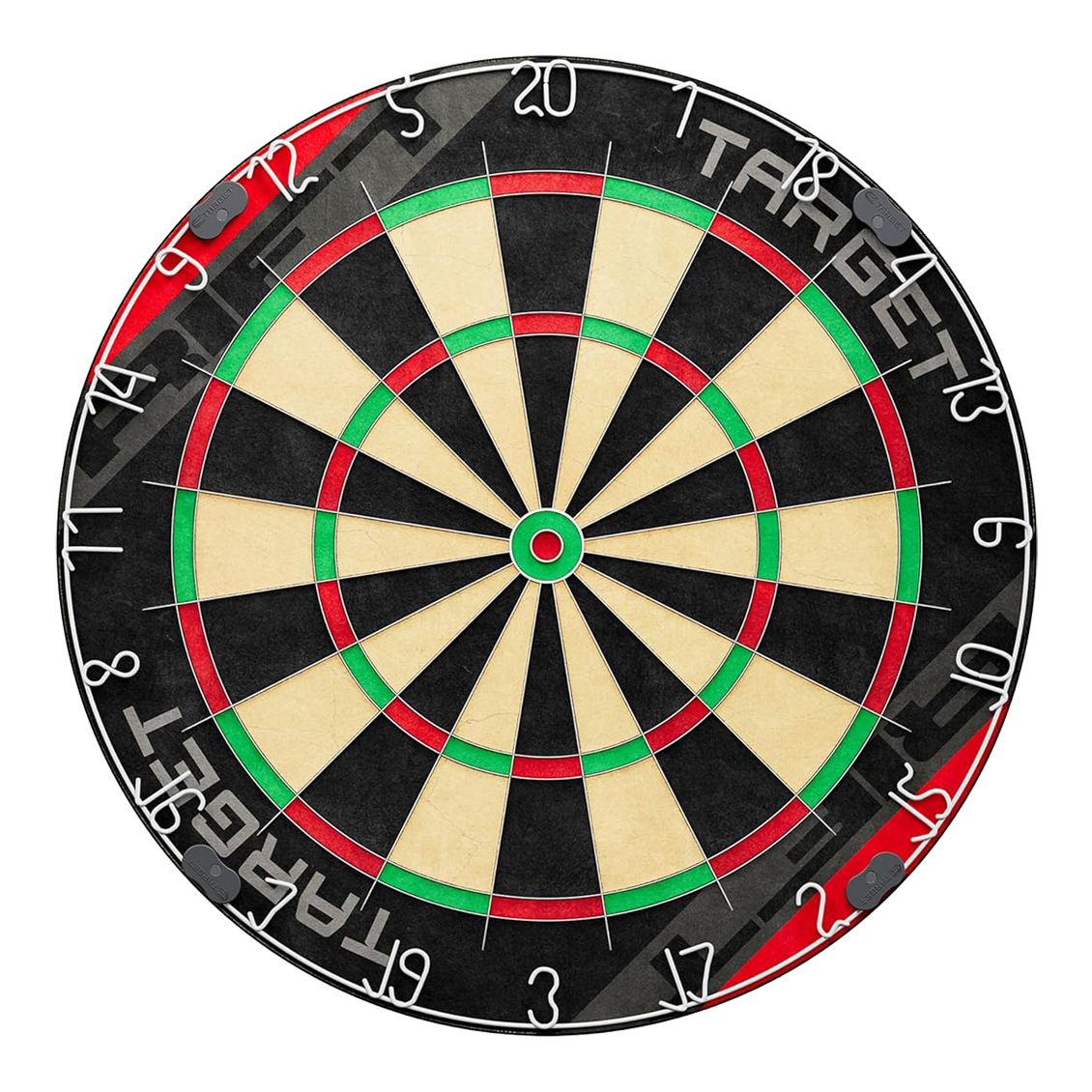 Sada ocelových terčů Target Rift Das Bild stellt das Target Rift Steeldartboard Set dar. Es ist ein hochwertiges Set für Freizeit und Turniere.