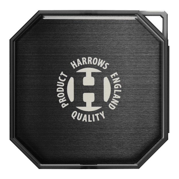 Kufr na nářadí Harrow Premium Quick Point Das Bild zeigt das Harrows Premium Quick Point Tool Case. Es handelt sich um eine hochwertige Aufbewahrungslösung für Dartzubehör.