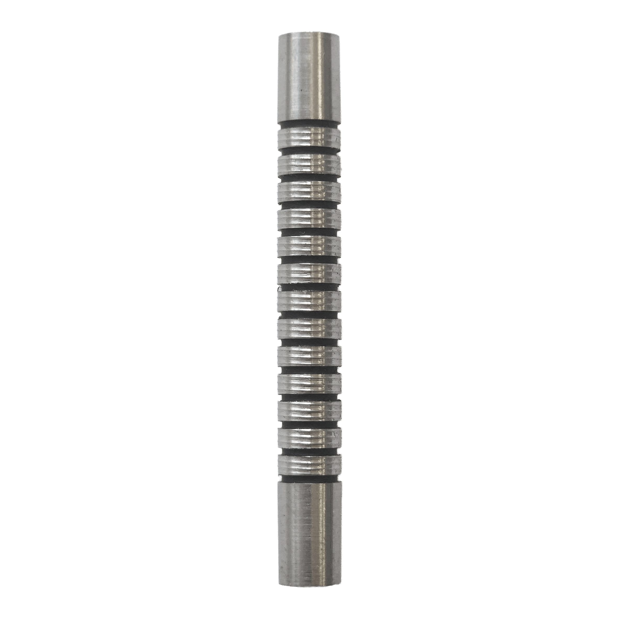 McDart Black Ring Softdart hlavně - 18g Abgebildet ist ein McDart Black Ring Softdart Barrels - 18g. Es handelt sich um einen schwarzen Dart-Barrel mit Ringstruktur.