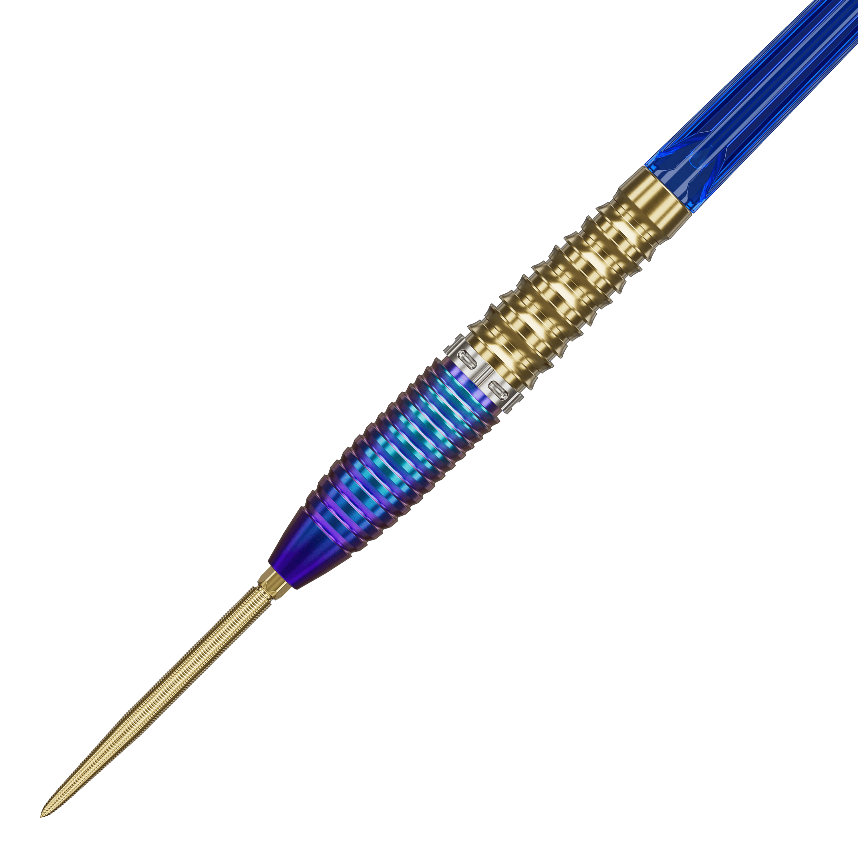 Auf dem Bild sind die Target Japan Prime Series Zenith GEN2 Swiss Point Steeldarts mit 23g zu erkennen. Das Produkt ist für präzises Dartspiel gemacht.