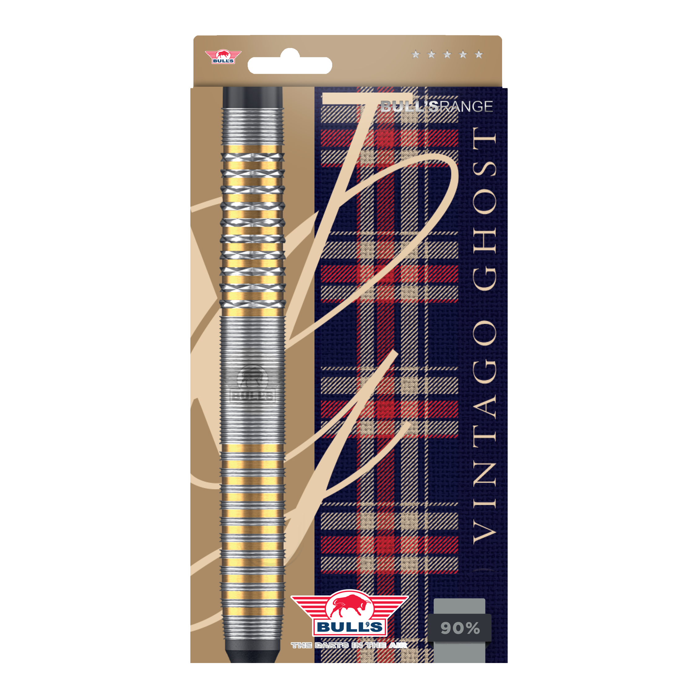Šipky Bulls NL Vintage Ghost Soft - 20g Zu sehen sind die Bulls NL Vintago Ghost Softdarts - 20g. Die Darts bieten eine gute Balance und Griffigkeit.