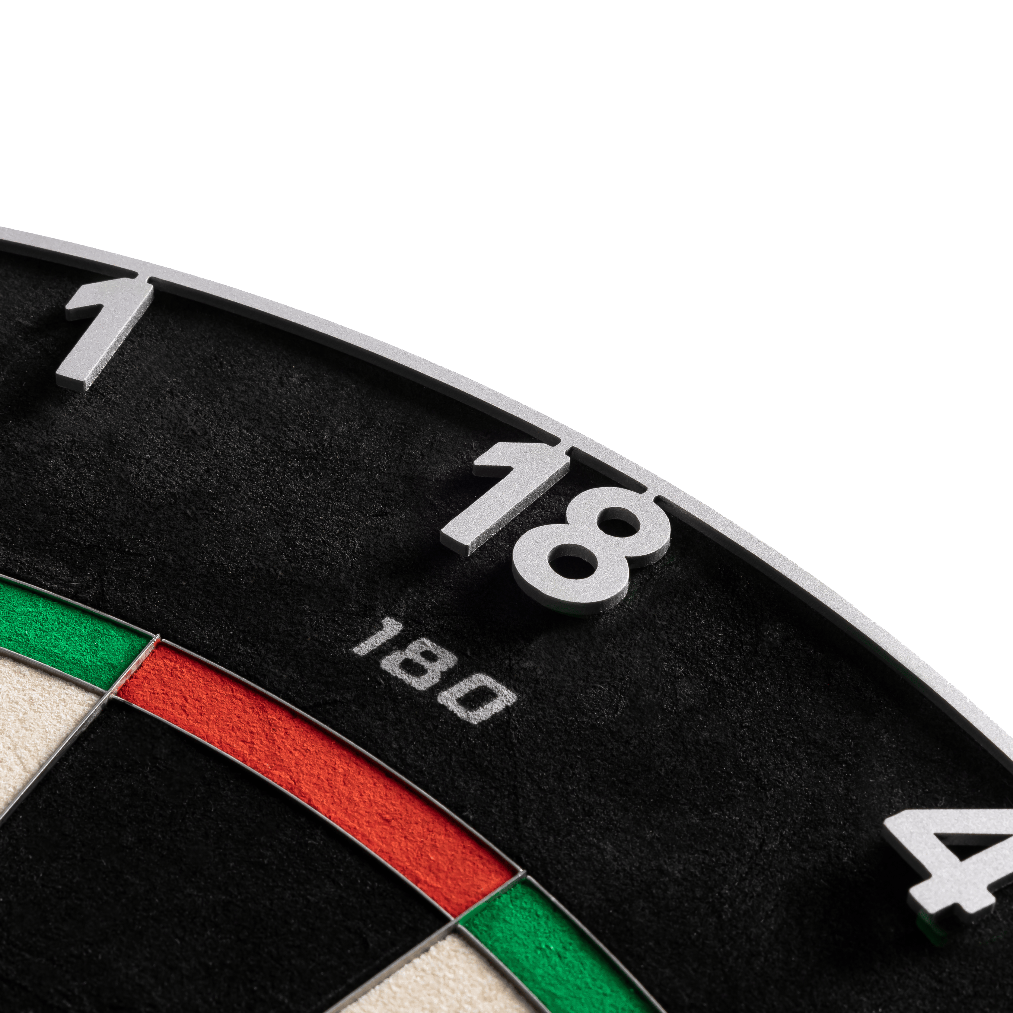 Precise 180 Endorphine Steel terč s číslovaným kroužkem - antracitový Das Precise 180 Endorphine Steeldartboard mit Nummernring in Gunmetal wird dargestellt. Es handelt sich um ein langlebiges und präzises Dartboard für verschiedene Spiellevel.