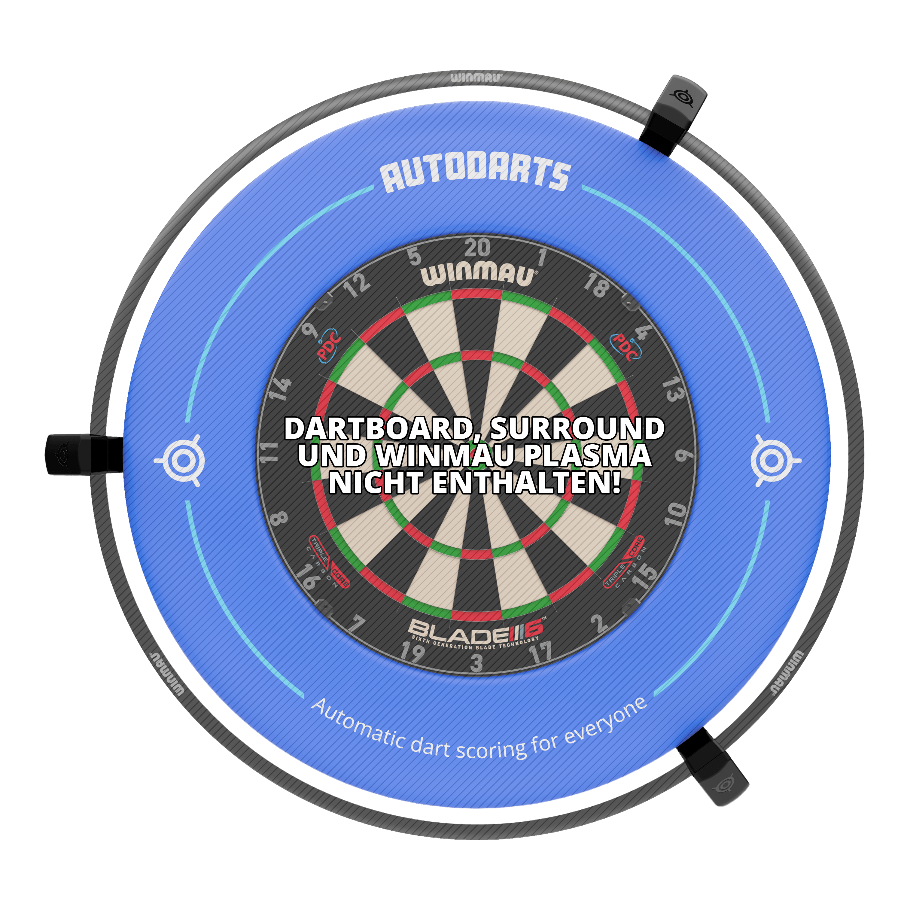 Systém automatického bodování Autodarts Vantage Das Bild zeigt das Autodarts Vantage Auto-Scoring-System. Das Produkt ist nicht näher beschrieben.