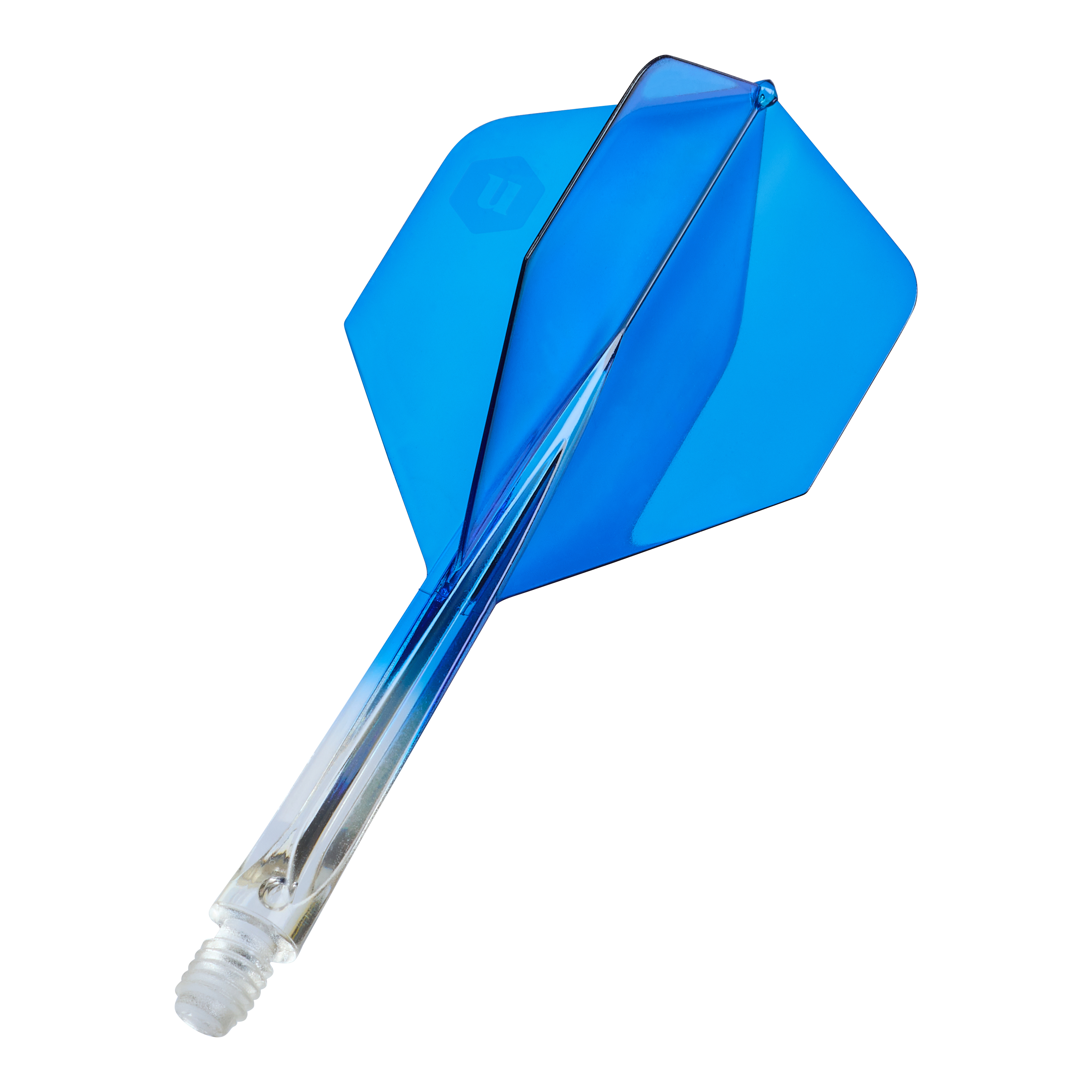Unicorn Forge Dvoubarevné standardní letky č. 2 - Čirá modrá - Střední Unicorn Forge Two Tone No2 Standard Flights in Klar Blau, Medium, sind zu sehen. Es sind Ersatz-Flights für Dartpfeile.