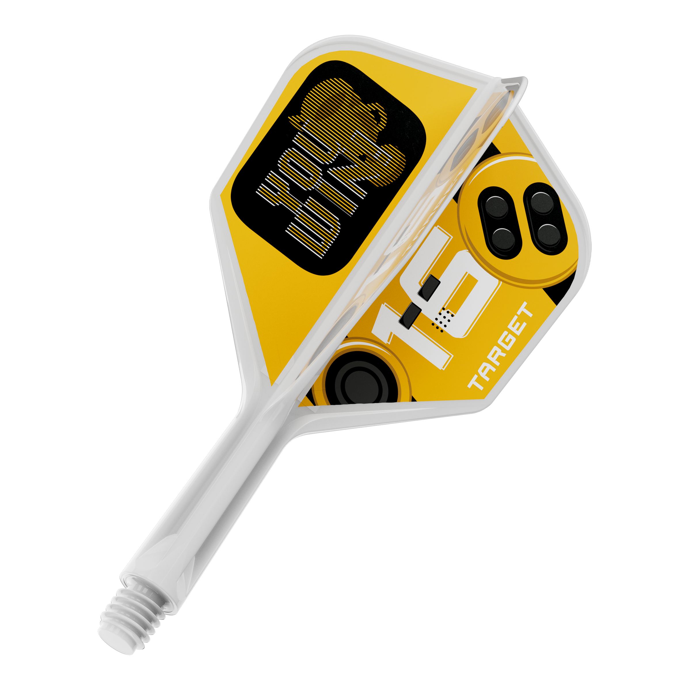 Foto von 410588_Target_K-Flex_YouWin_No6_Flights_19mm_1. Das Bild stellt vermutlich einen Dart Flight dar.