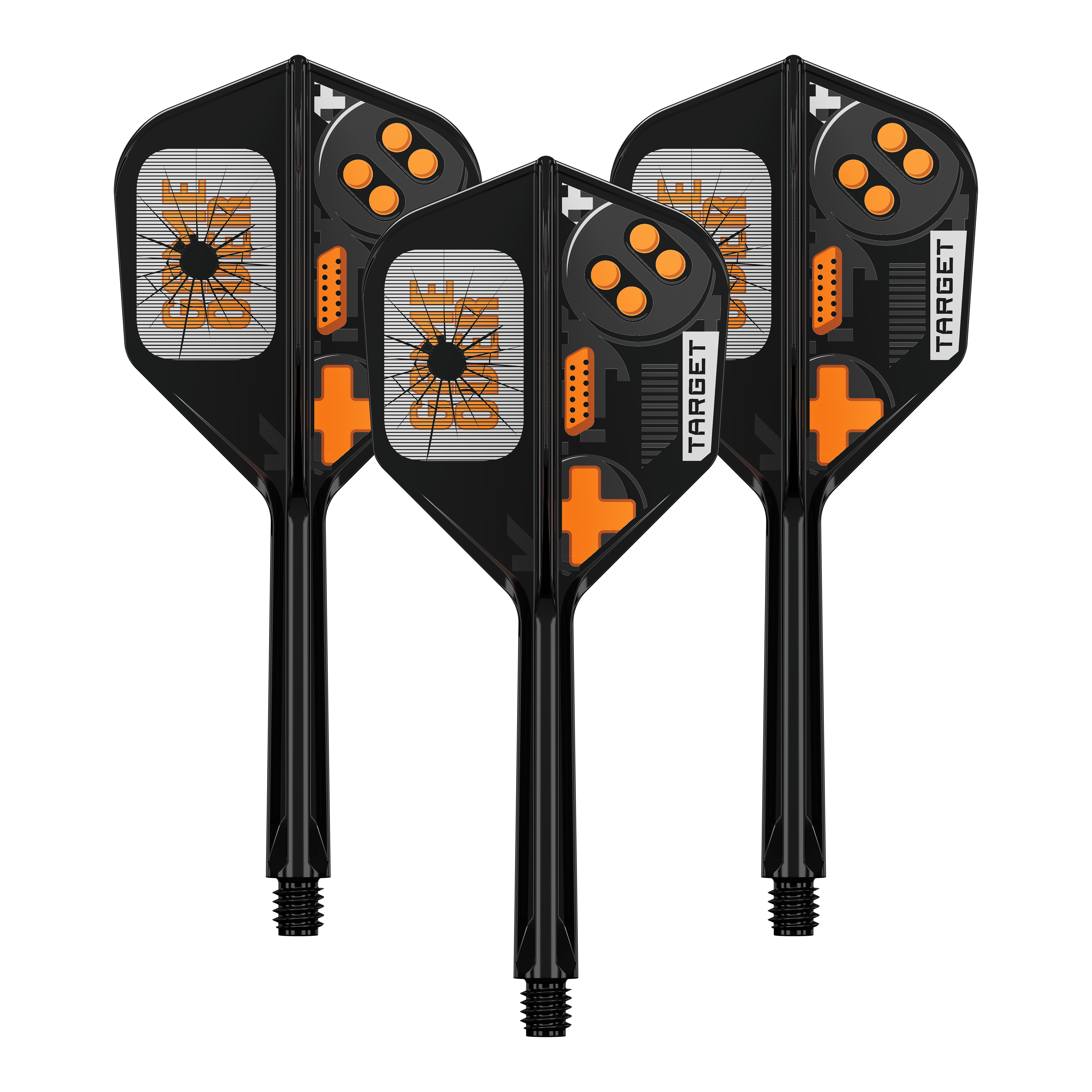 Letky Target K-Flex Game Over č. 6 Ein Satz Target K-Flex GameOver No6 Flights, 33 mm. Die Flights werden im Bild dargestellt.