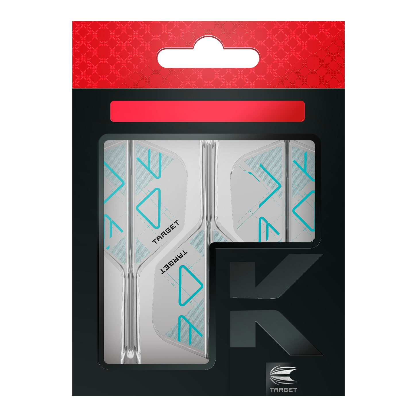 Target K-Flex Rove No6 Flight-Shaft-System wird auf diesem Bild dargestellt. Es zeigt das Flight-Shaft-System für Dartpfeile mit seinen Merkmalen.