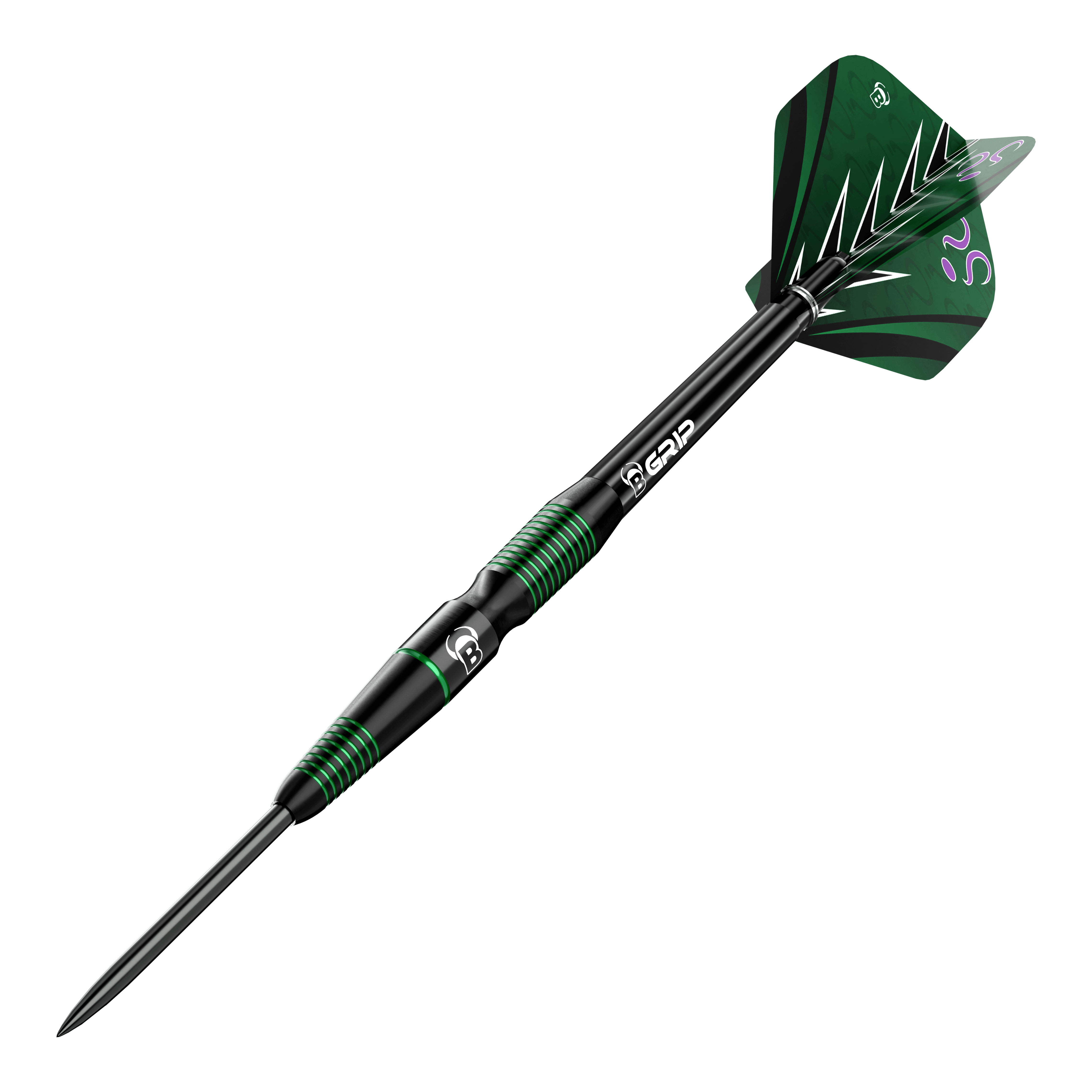 Zu sehen sind die Bulls Brian Raman G2 Steeldarts. Sie eignen sich für professionelle Dartspiele.