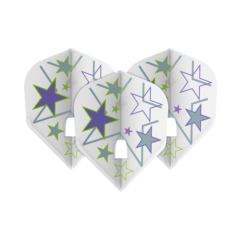 L-Style Ryan Murray V1 White L3PRO Flights L-Style Ryan Murray V1 White L3PRO Flights sind im Set abgebildet. Die Oberfläche ist glatt.