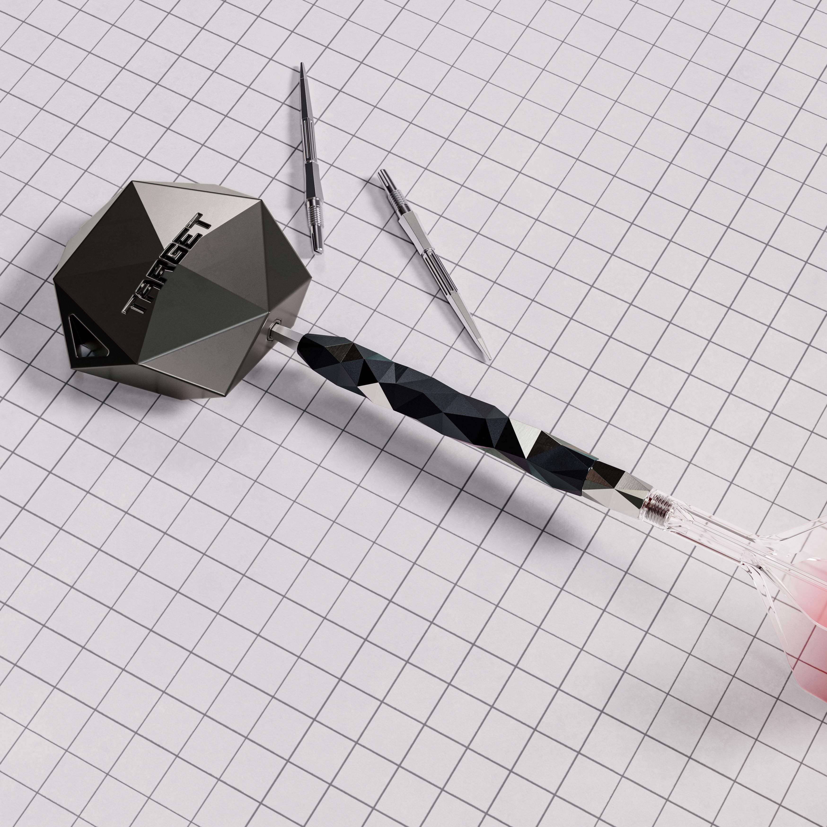 Abgebildet sind die Target Elysian Archetype 43 Limited Edition Swiss Point Steeldarts mit 24g. Die Steeldarts präsentieren sich als limitierte Sonderedition.