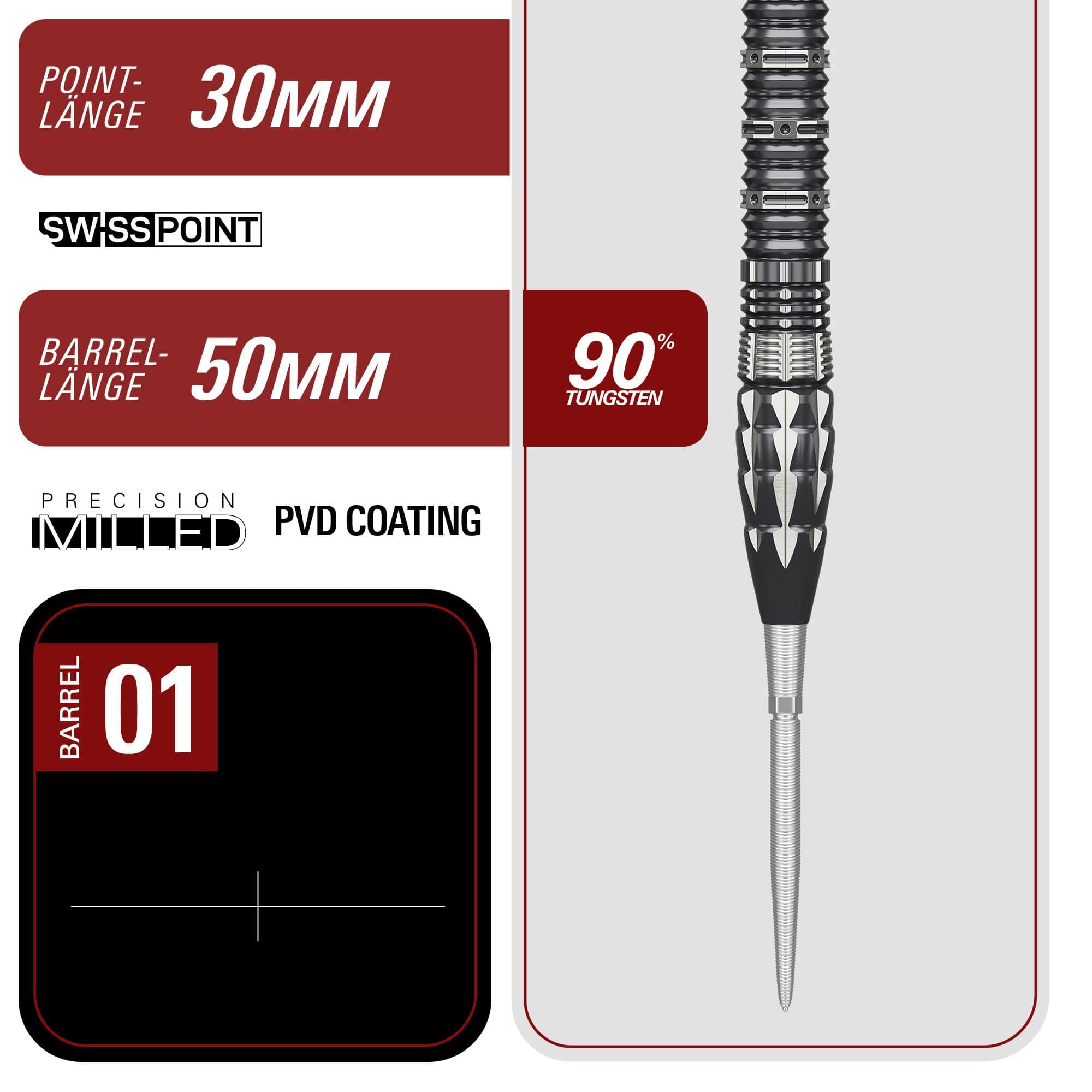 Šipky Target Japan Pyro GEN12 Swiss Point Steel