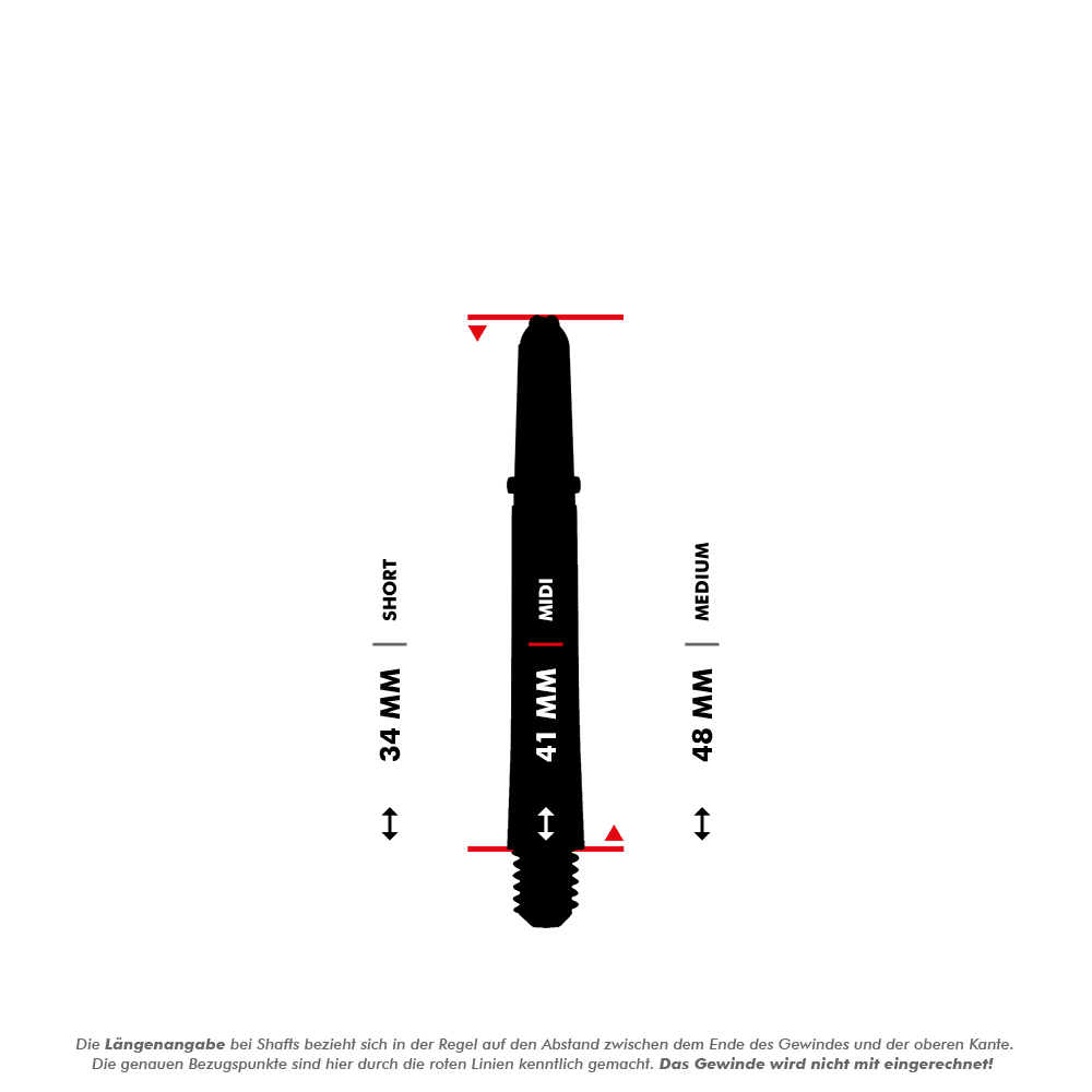 Harrows Dimplex Shafts – bílá