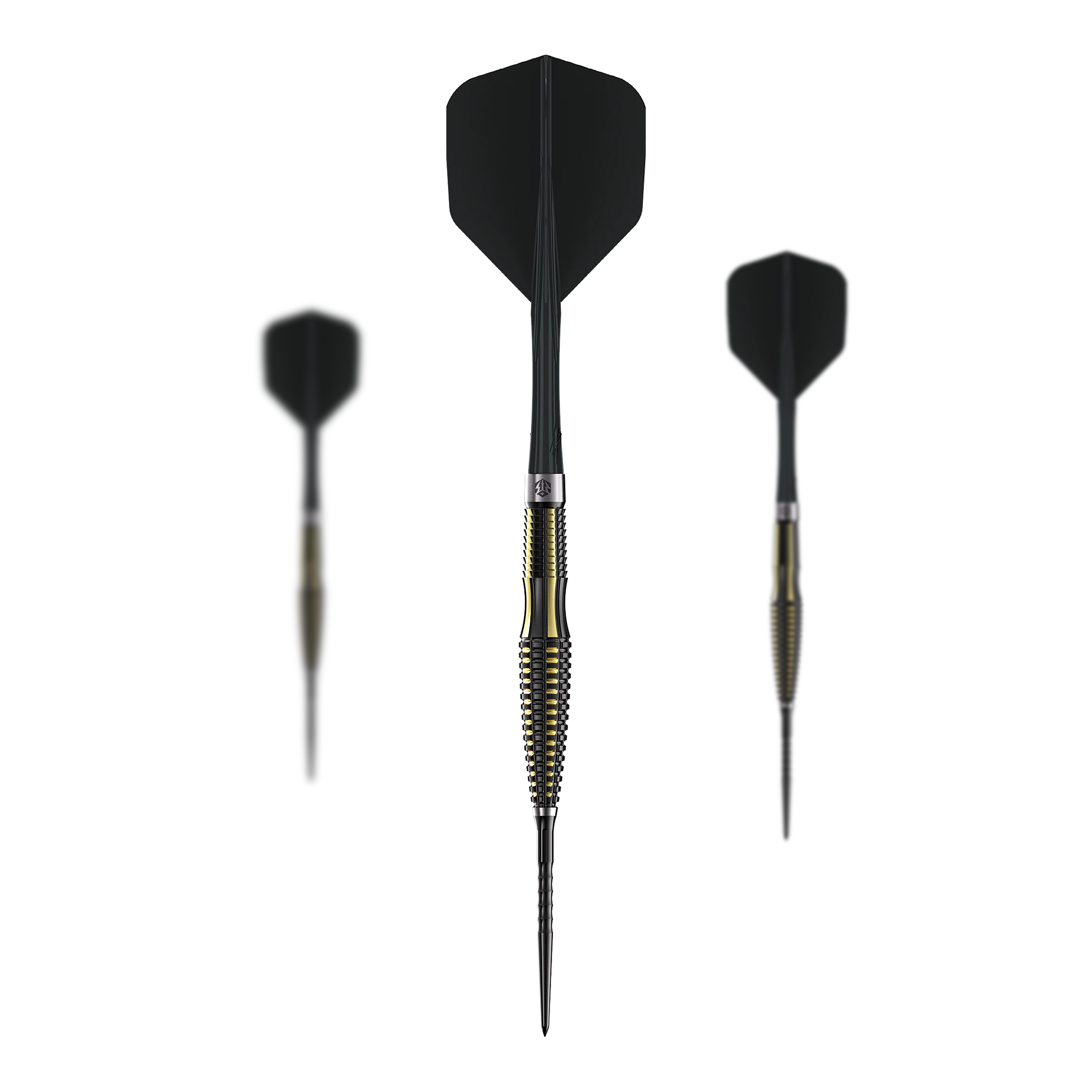Ocelové šipky Caliburn V-Series V1 Zu sehen ist ein Set der Caliburn V-Series V1 Steeldarts. Die Steeldarts sind besonders präzise und langlebig.