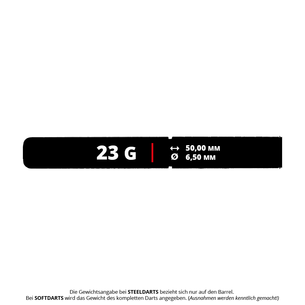 Abgebildet sind die Caliburn Starships Series Demeter Steeldarts mit einem Gewicht von 23g. Diese Steeldarts sind für ambitionierte Dartspieler gedacht.