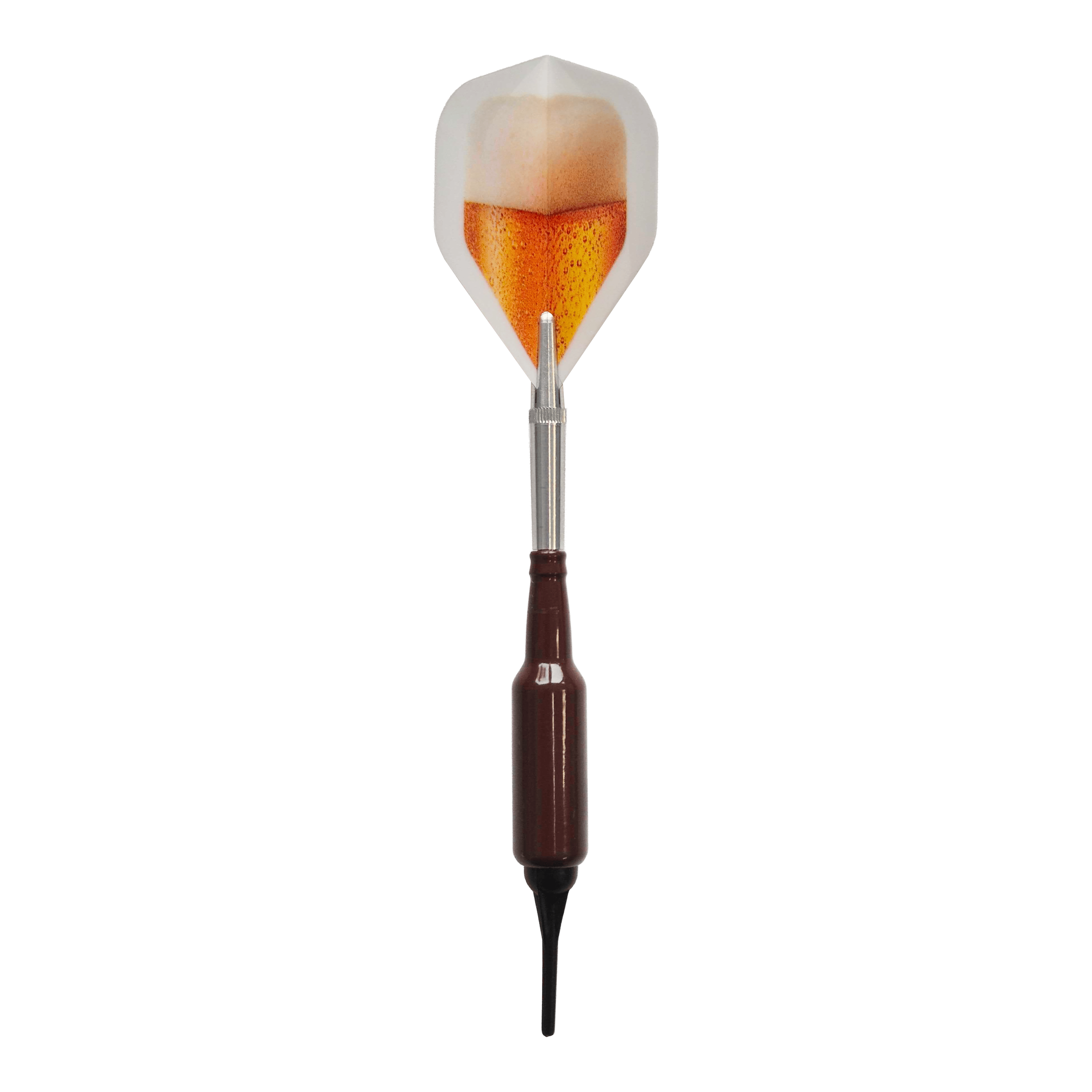 Měkké šipky McDart Prost Beer Bottle se 100 měkkými špičkami - 16,5 g Gezeigt werden die McDart Prost Bierflaschen Softdarts mit 100 Softdartspitzen, 16,5 g. Die Softdarts kombinieren Spaß und Funktion für Dartliebhaber.