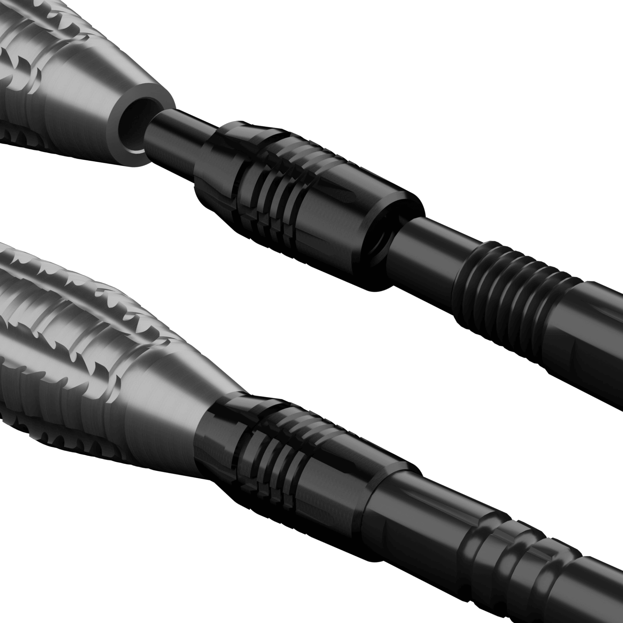 Adaptér pro závitovou hlavu s výstřelem Auf dem Foto ist der Shot Threadhead Point Adapter zu sehen. Er wird als Zubehör für Darts verwendet.