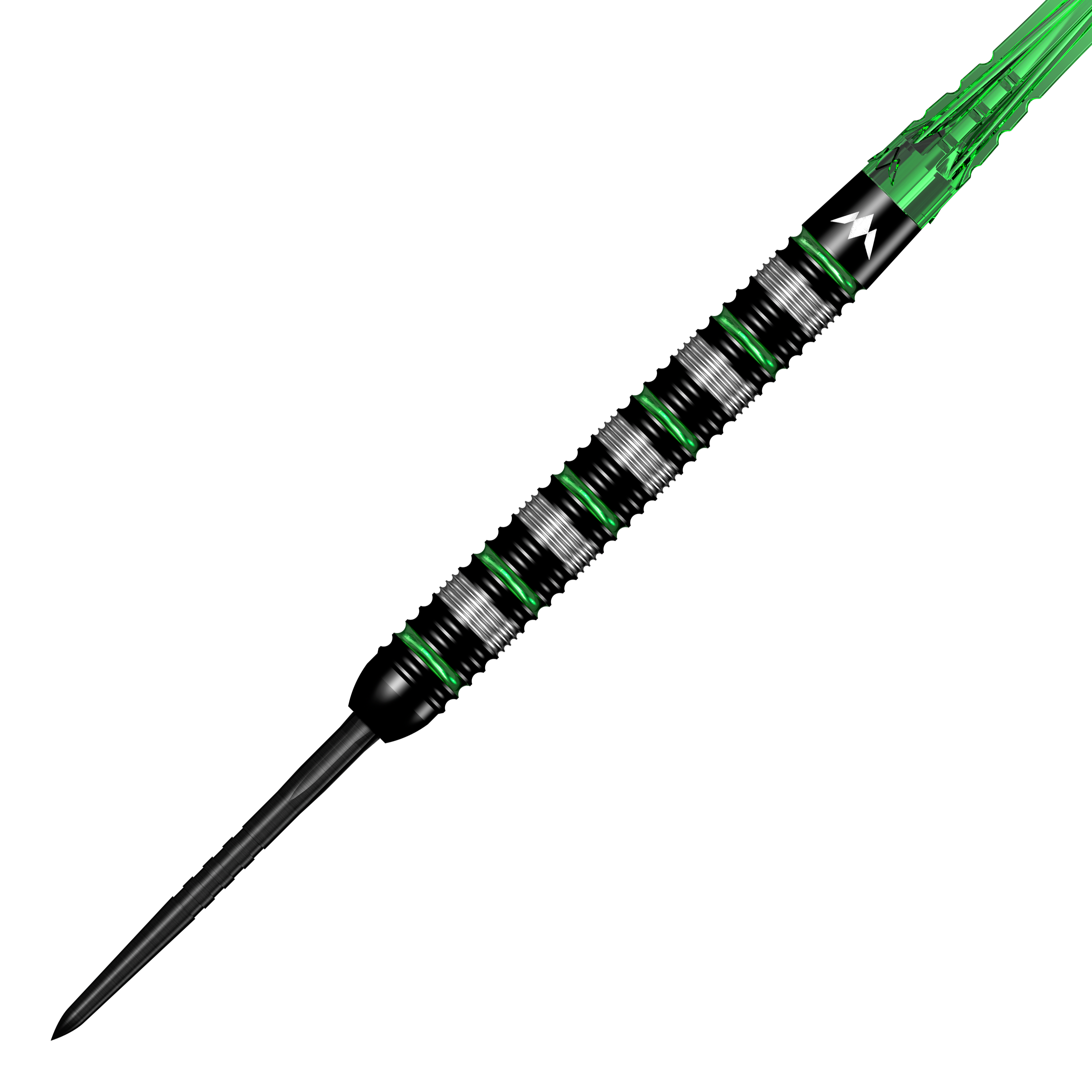 Ocelové šipky Mission Moldavit - 23g Mission Moldavite Steeldarts - 23g ist auf diesem Bild zu sehen. Hier werden Steeldarts mit einem Gewicht von 23g dargestellt.