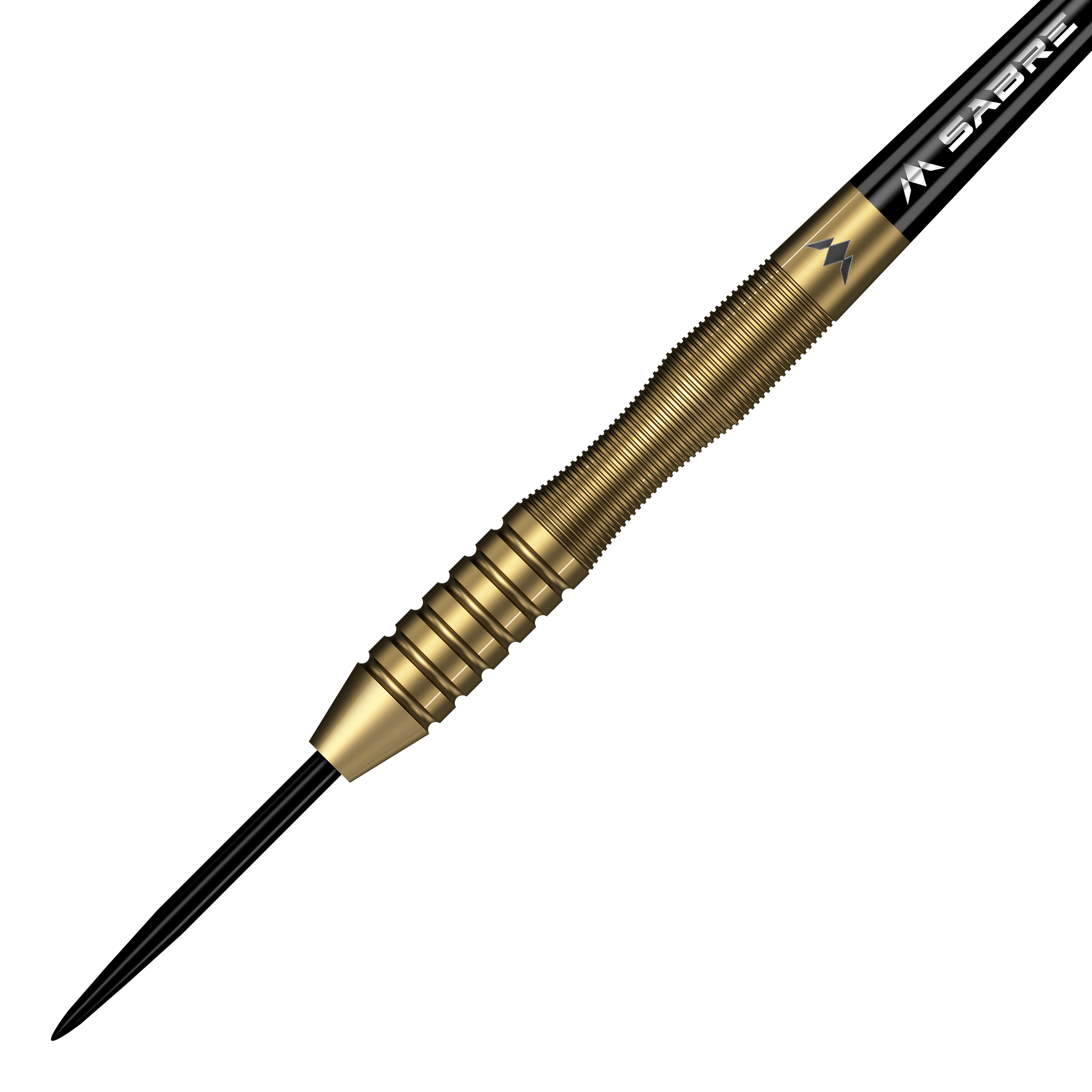 Šipky Mission Viktor Tingstrom Gold Steel - 22g Mission Viktor Tingstrom Gold Steeldarts - 22g, das Produkt aus einer anderen Perspektive. Die goldenen Steeldarts sind detailliert abgebildet.
