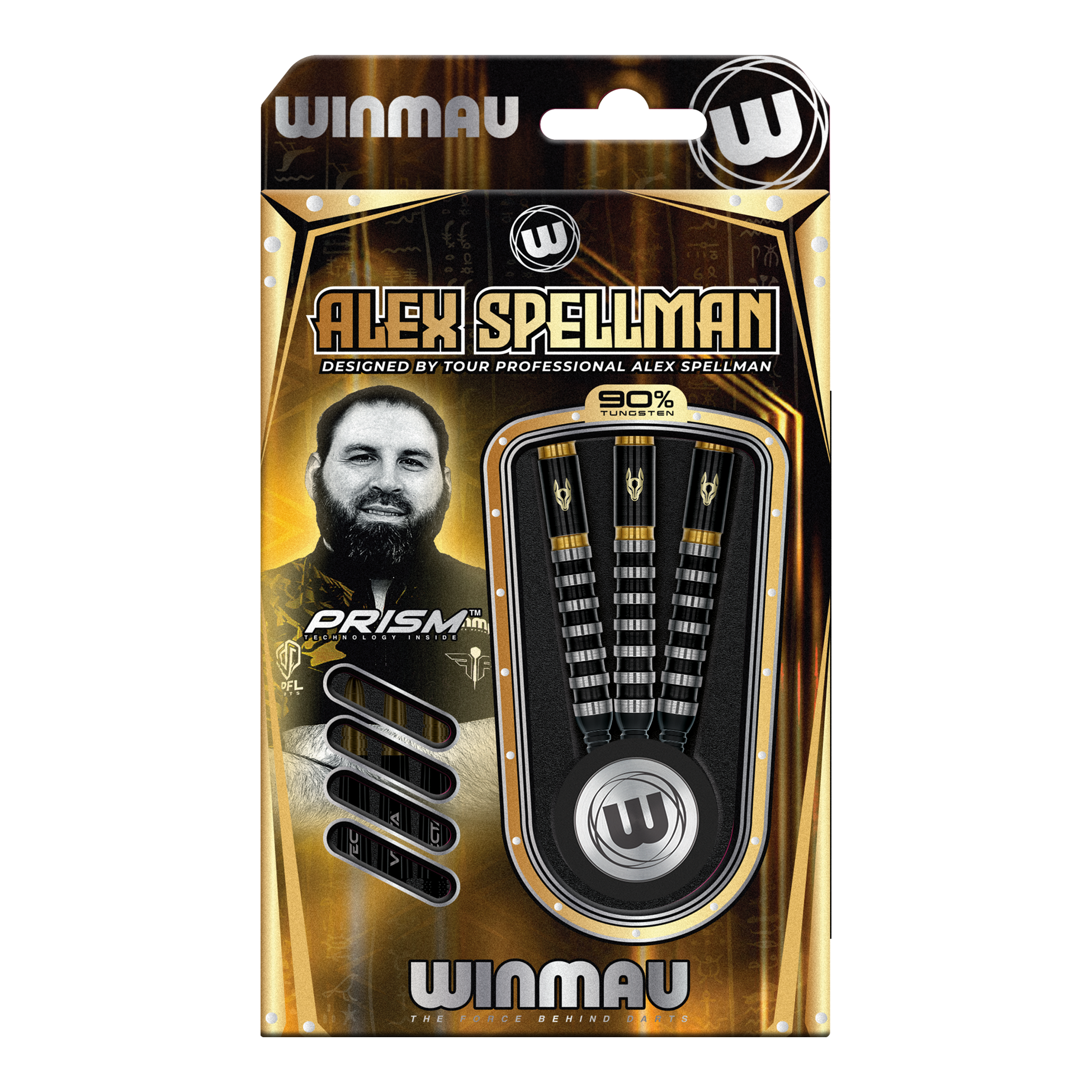 Gezeigt werden die Winmau Alex Spellman Softdarts mit 20 Gramm Gewicht. Das Produkt überzeugt durch hohe Qualität und gutes Handling.