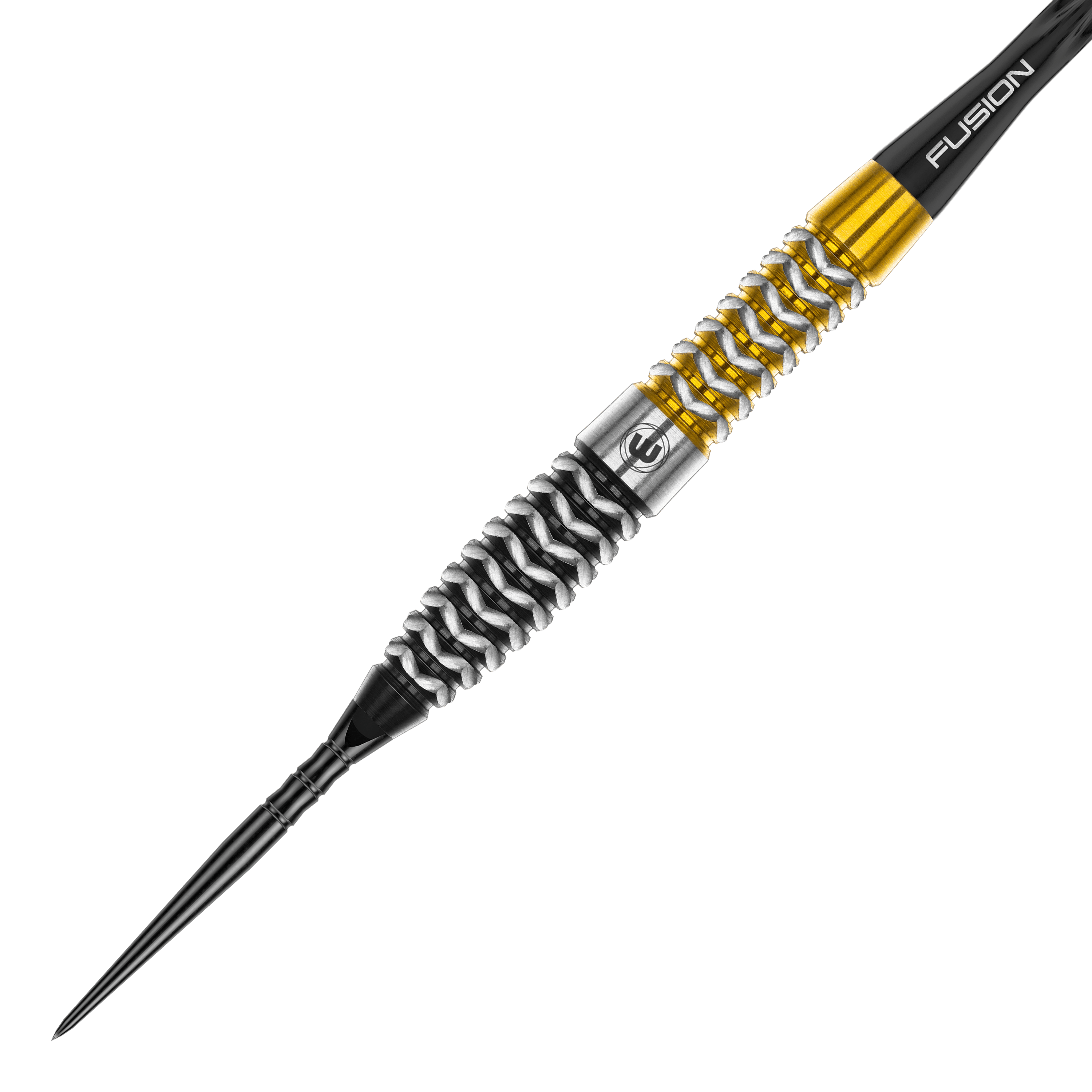 Stříkací body Winmau Exion Torpedo Steeldarts Abgebildet ist ein Winmau Exion Torpedo Switch Point Steeldart. Zu sehen ist der Dartpfeil aus einer anderen Perspektive.