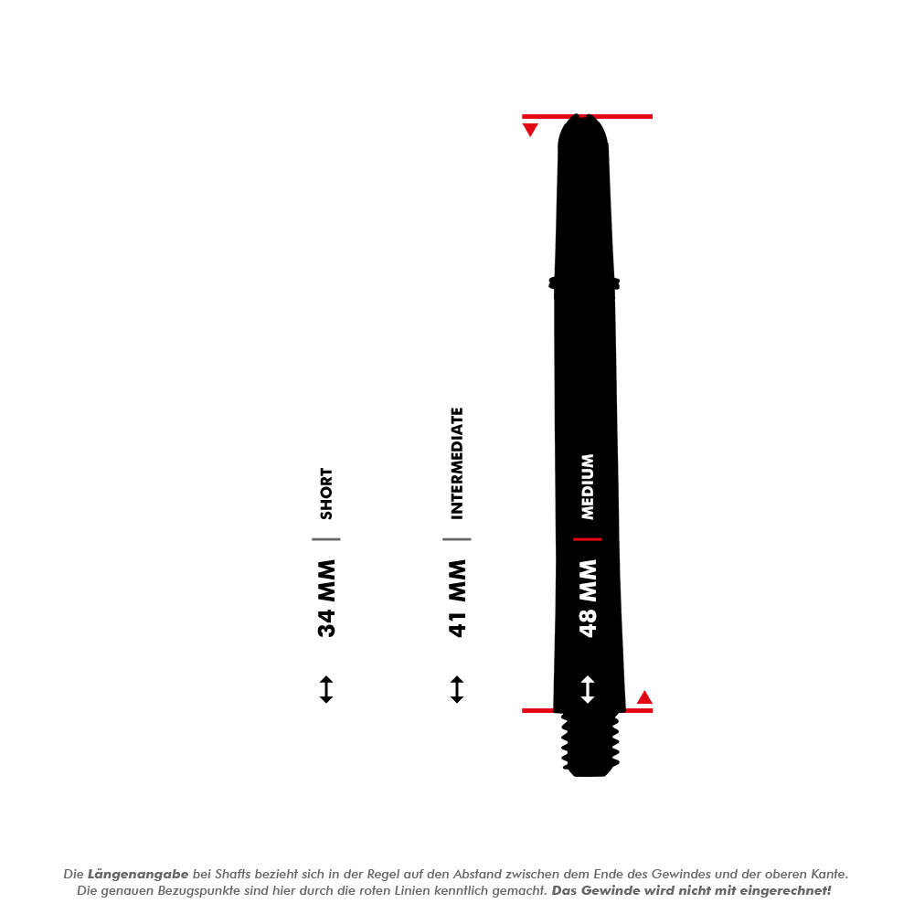 Target Pro Grip TAG hřídele - 3 sady - černá modrá