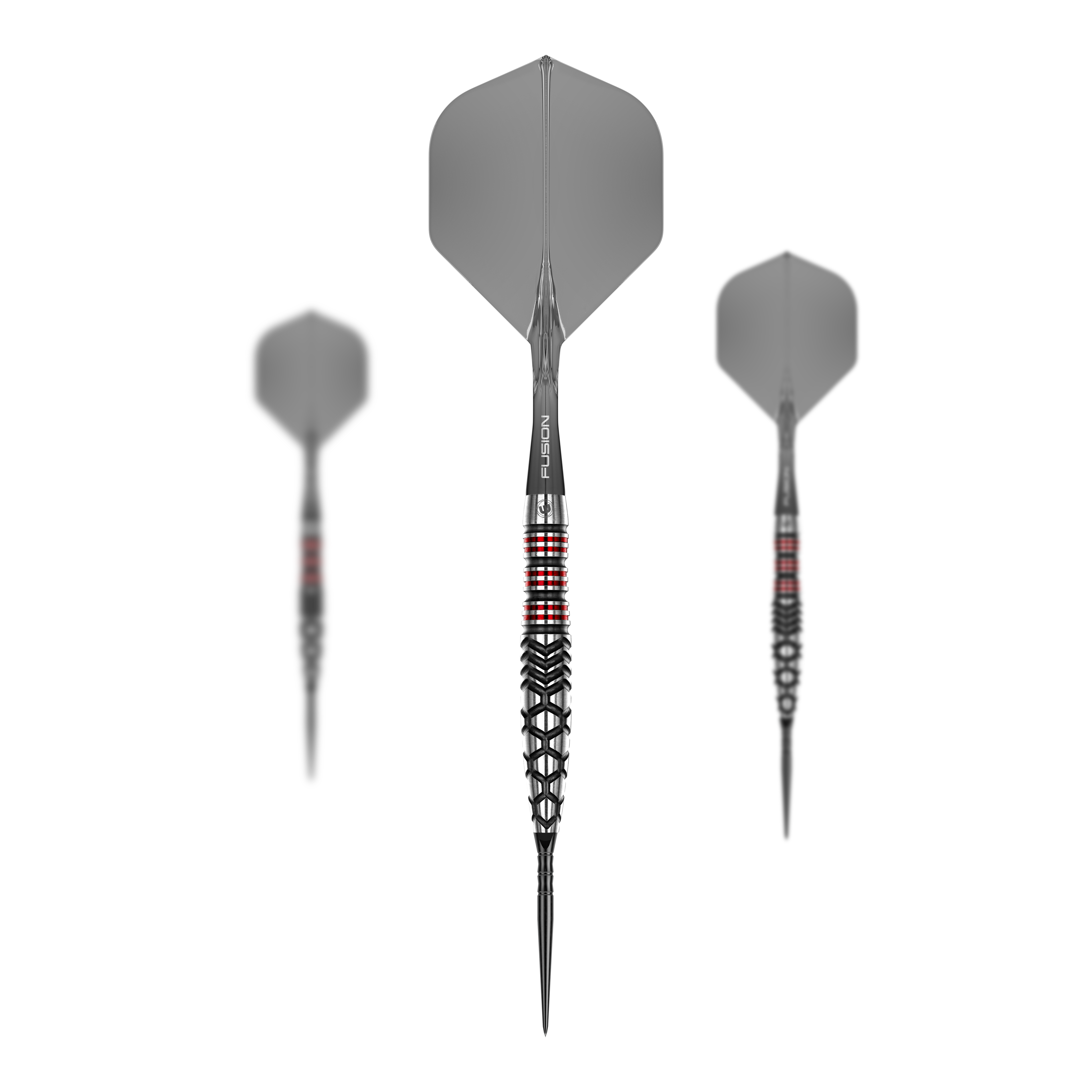 Přepínací body pro torpéda Winmau Fornax, ocelové šipky Das Bild zeigt die Winmau Fornax Torpedo Switch Points Steeldarts. Der Artikel besteht aus einem Set hochwertiger Darts für präzises Spiel.