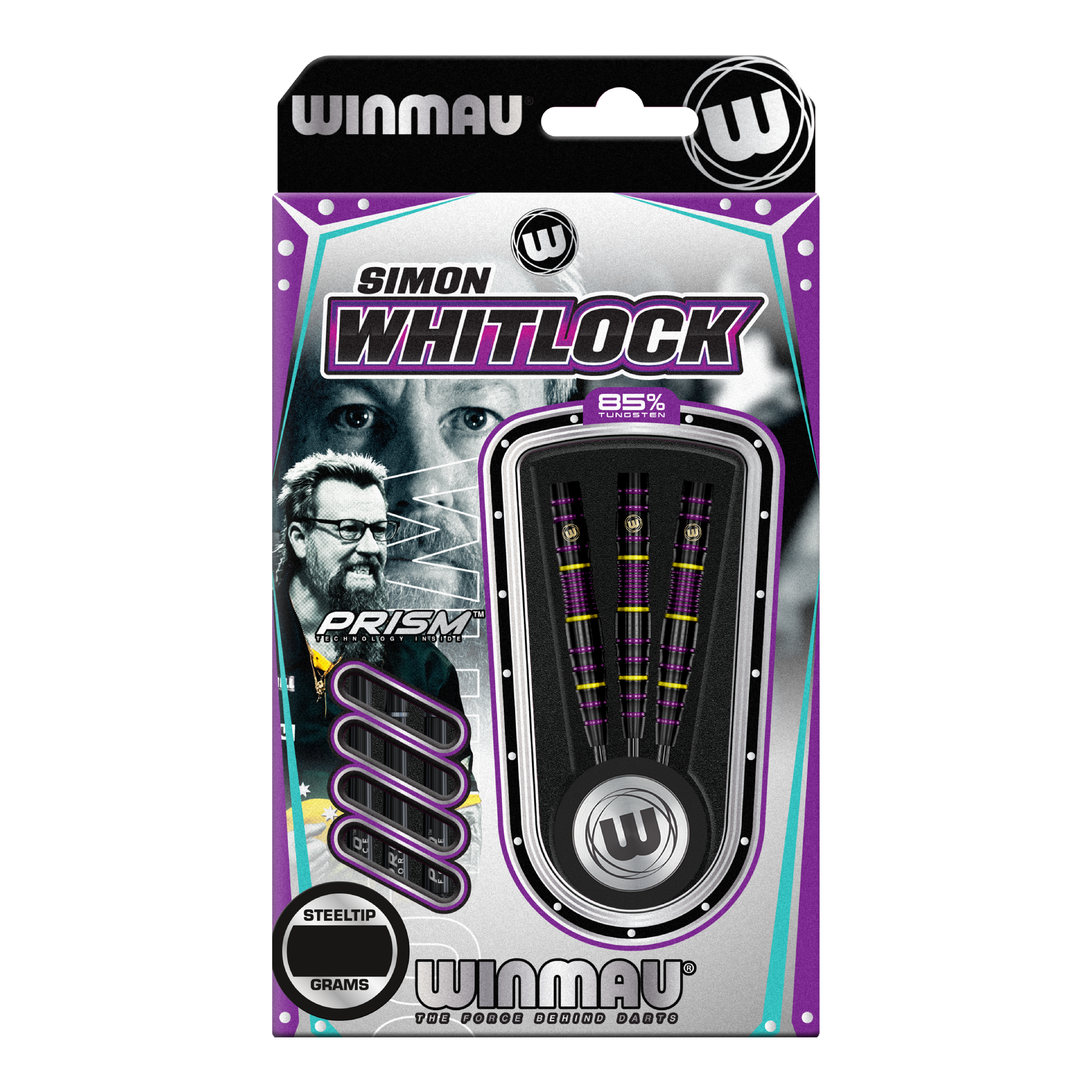 Ocelové šipky Winmau Simon Whitlock 85 Pro-Series