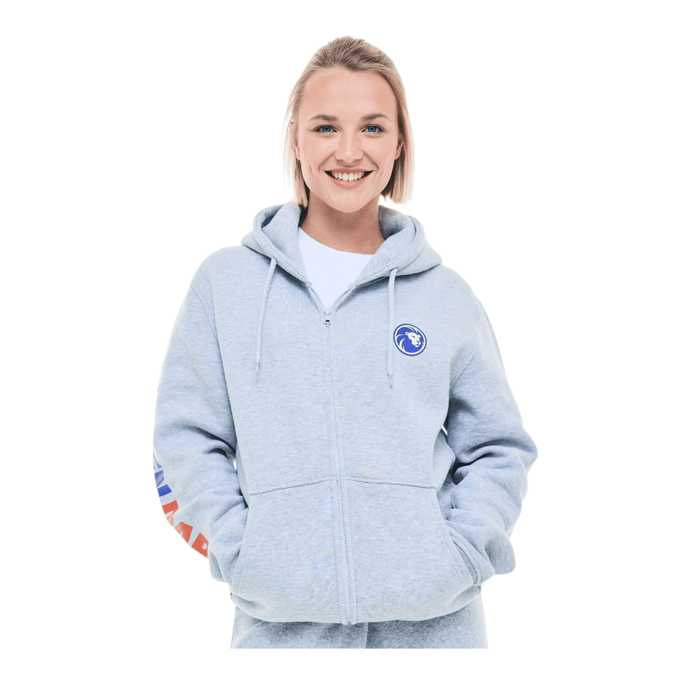 Mikina s kapucí na zip Löwen Collection Das Bild zeigt den Löwen Kollektion Zip-Hoodie. Es handelt sich um einen bequemen Hoodie mit Reißverschluss.