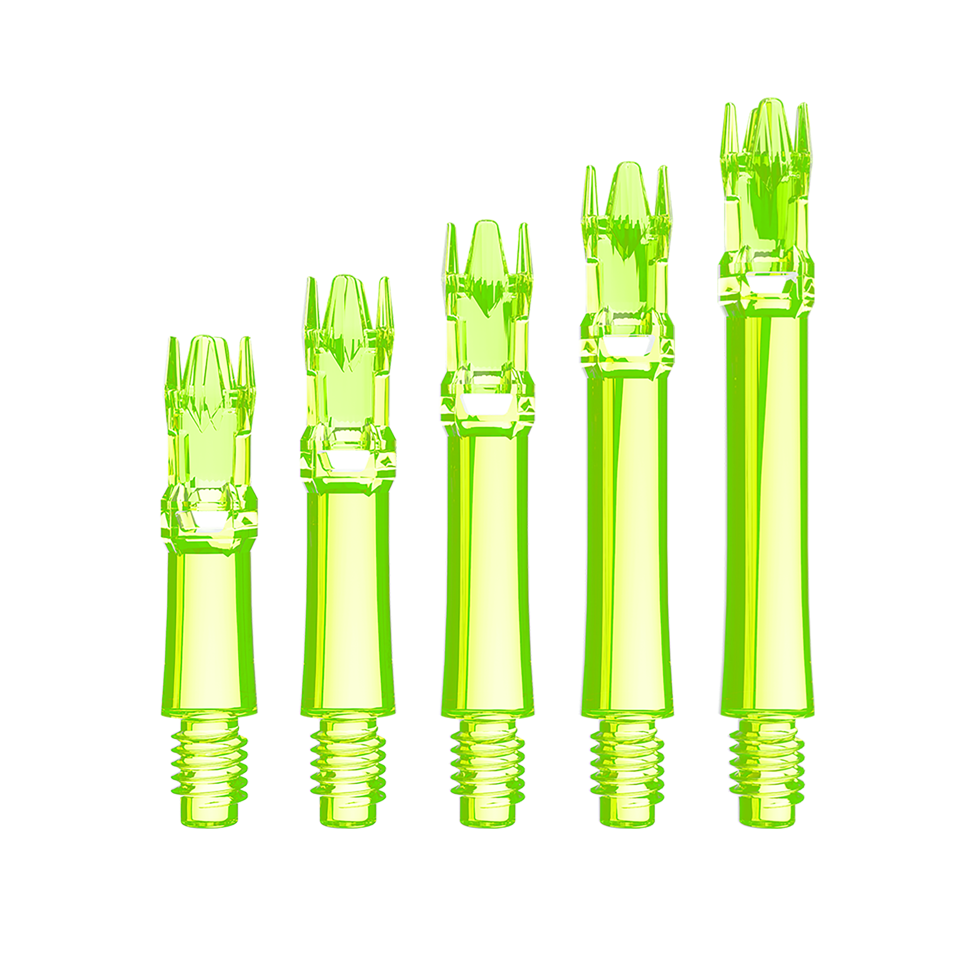 Náhradní hřídele L-Style L-System - neonově žluté Das Bild zeigt die L-Style L-System Ersatzshafts in Neongelb. Die Schäfte sind Ersatzteile für Dartpfeile.