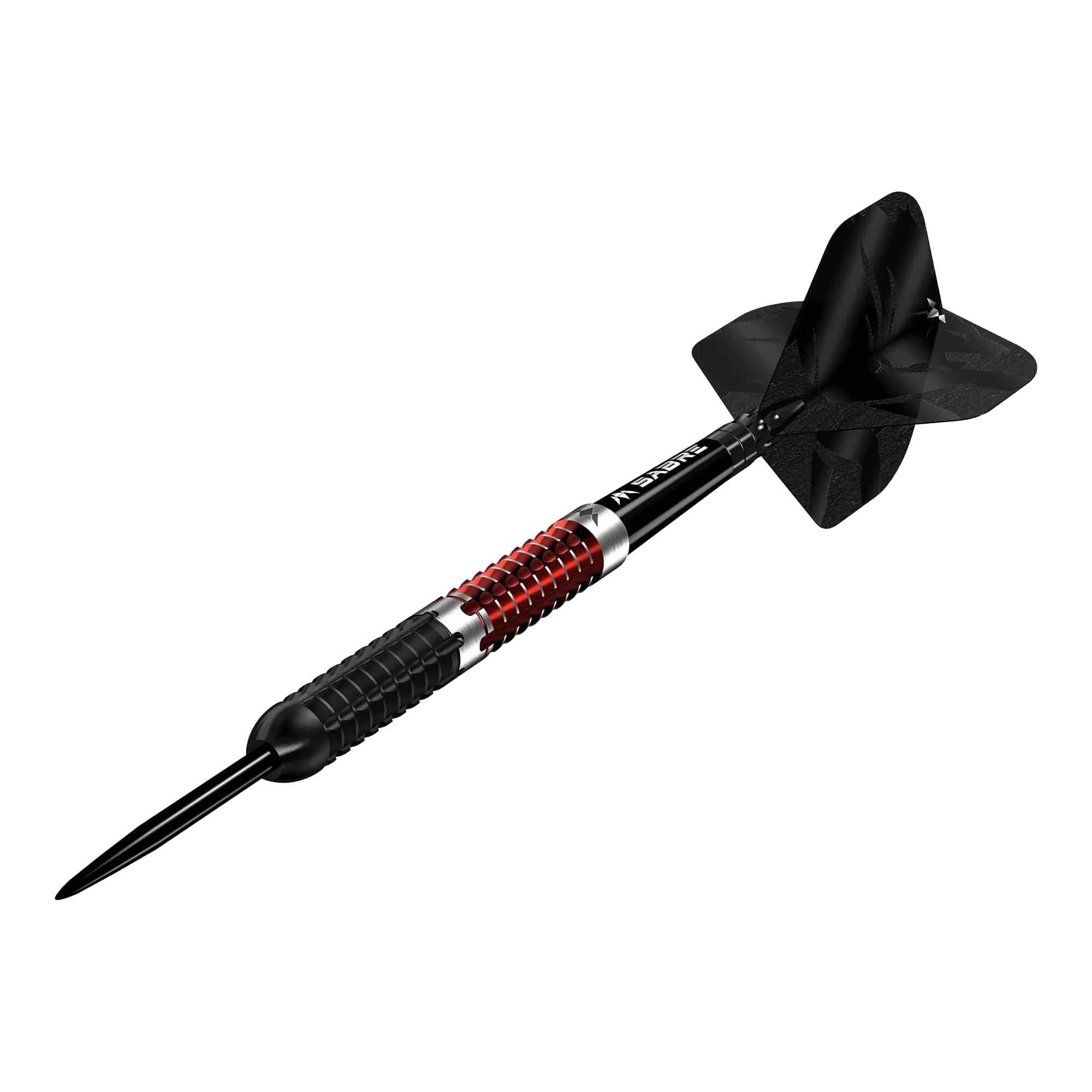 Šipky Mission Llew Bevan Černočervené elektro ocelové - 23g Mission Llew Bevan Black Red Electro Steeldarts - 23g. Moderne Steeldarts in Schwarz und Rot mit 23 Gramm Gewicht.