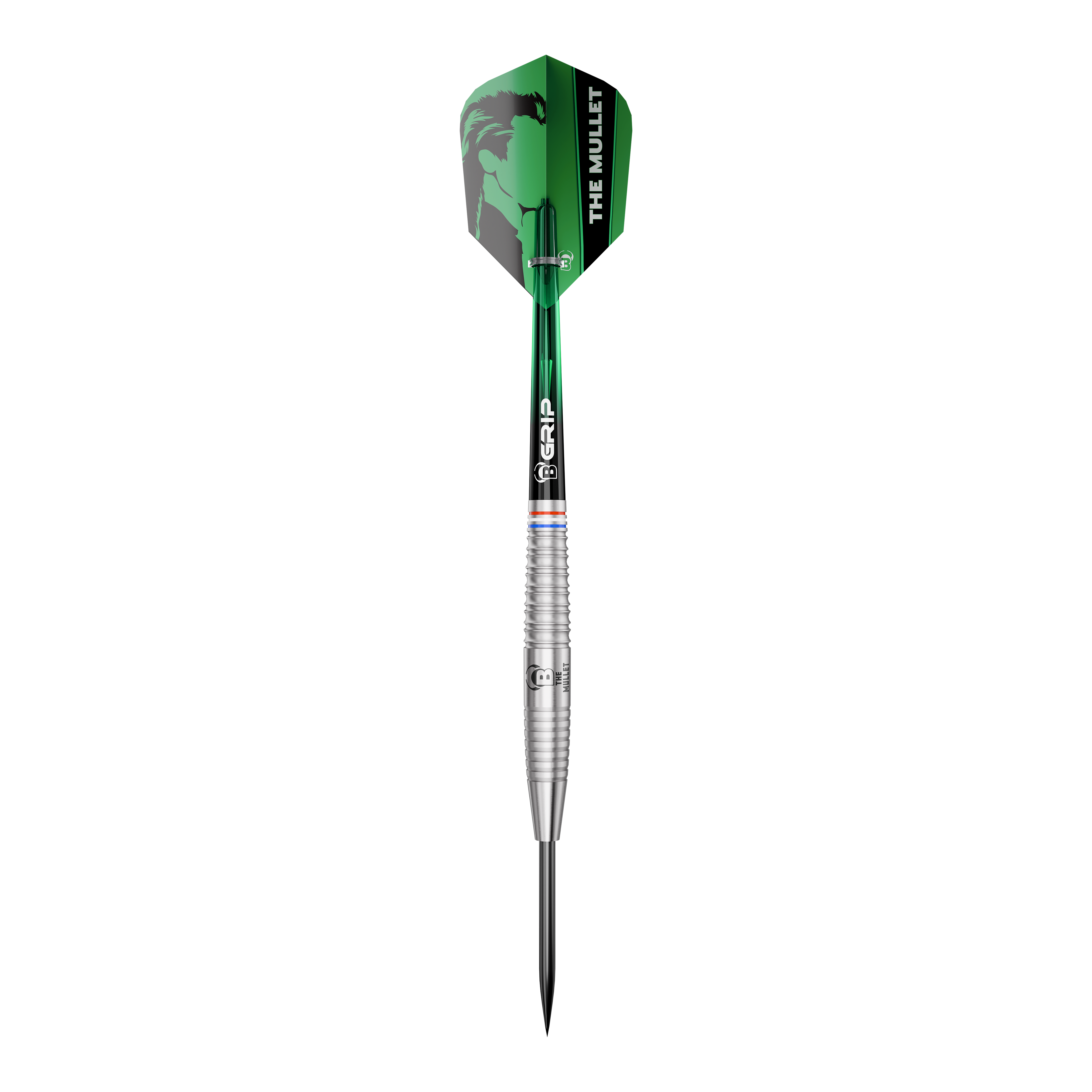 Dieses Bild zeigt die Bulls Danny Jansen G2 Steeldarts. Der Dartpfeil ist einzeln und detailliert abgebildet.