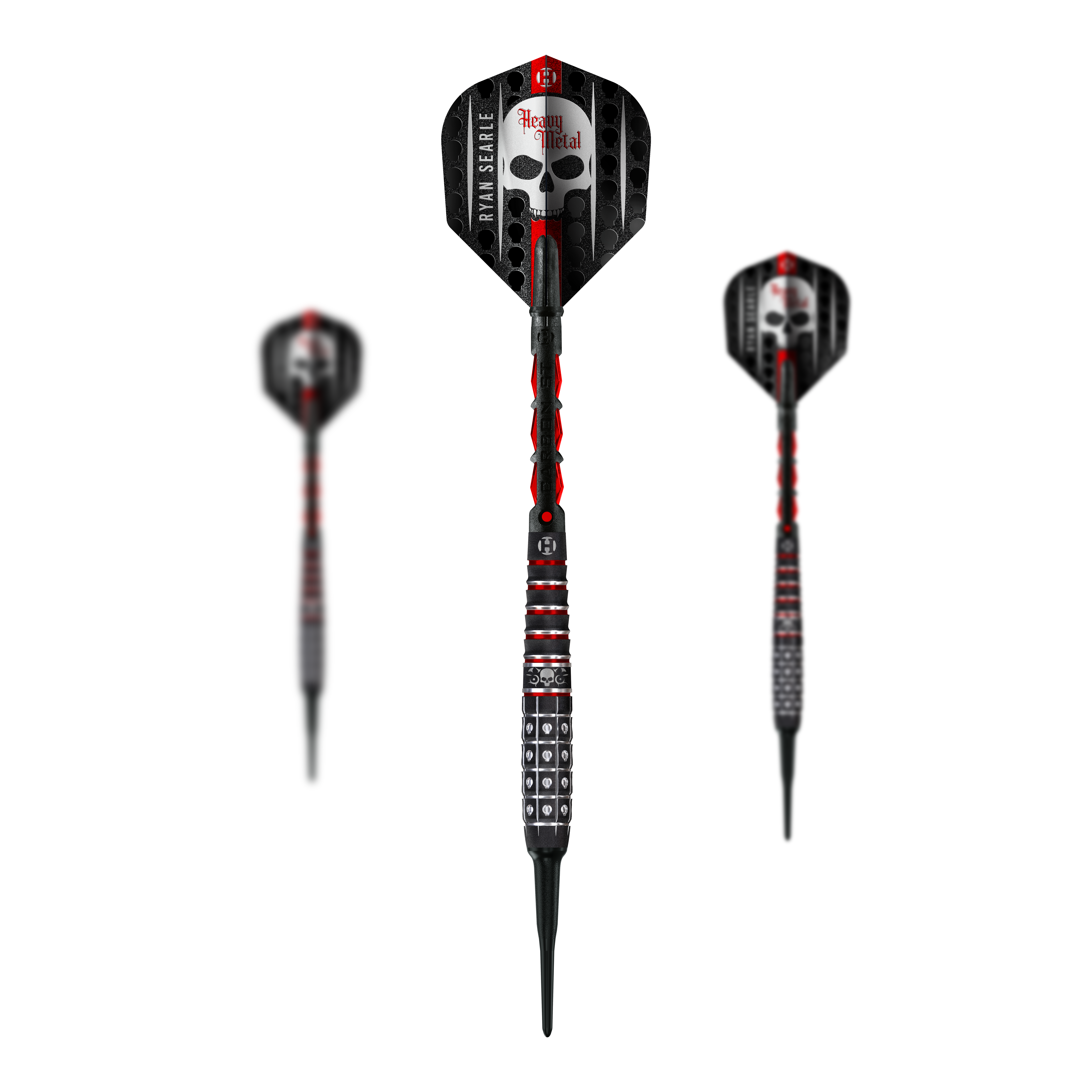 Měkké šipky Harrow's Ryan Searle Series 3 Die Abbildung zeigt die Harrows Ryan Searle Series 3 Softdarts. Der Artikel besteht aus einem Set professioneller Softdarts für Dartspieler.
