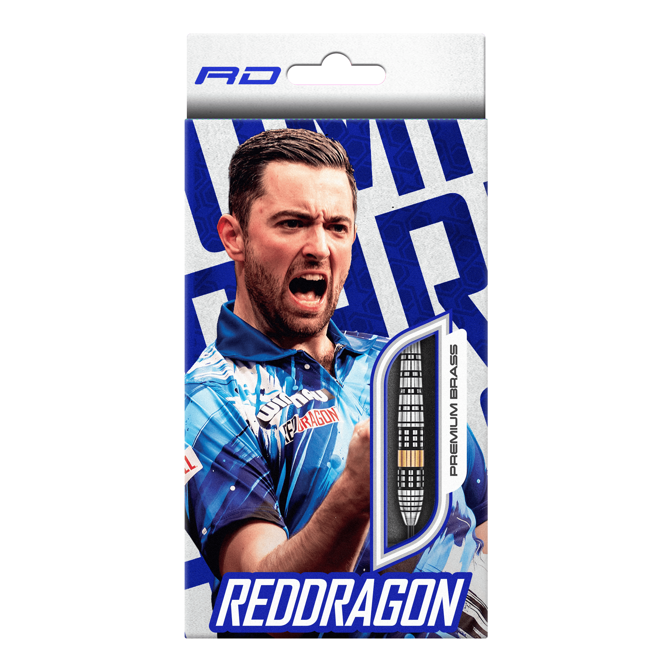 Mosazné ocelové šipky Red Dragon Luke Humphries - 21g