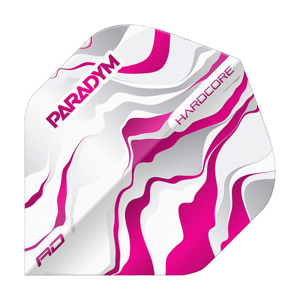 Standardní letky Red Dragon Hardcore Premium Paradym Pink Premium No2 Abgebildet sind die Red Dragon Hardcore Premium Paradym Pink Premium No2 Standard Flights. Diese Dart-Flights überzeugen durch ihr auffälliges, pinkes Design.