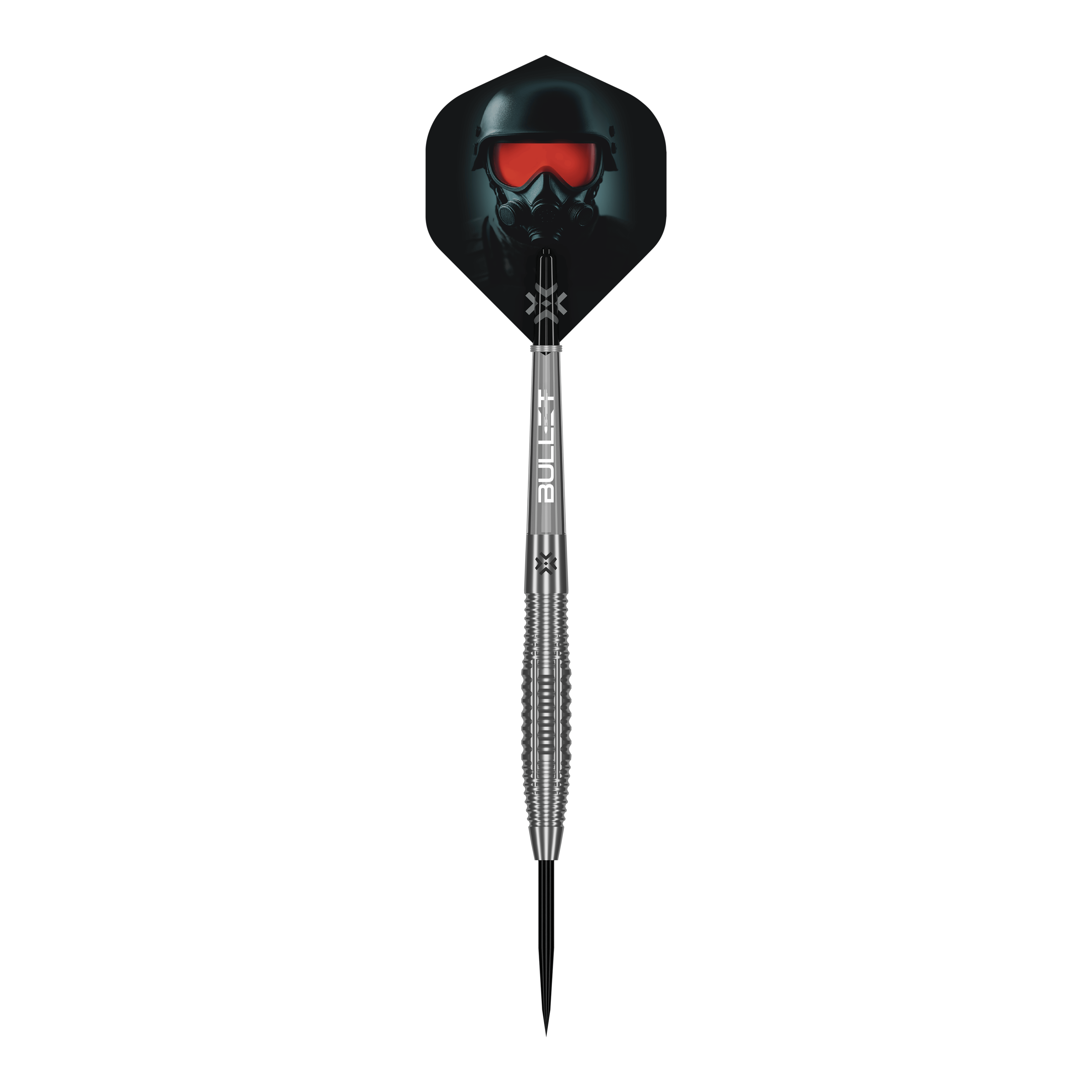 Ocelové šipky Bullet Ranger Gezeigt wird ein einzelner Bullet Ranger Steeldarts. Dieses Produkt eignet sich für Steeldartspiele.