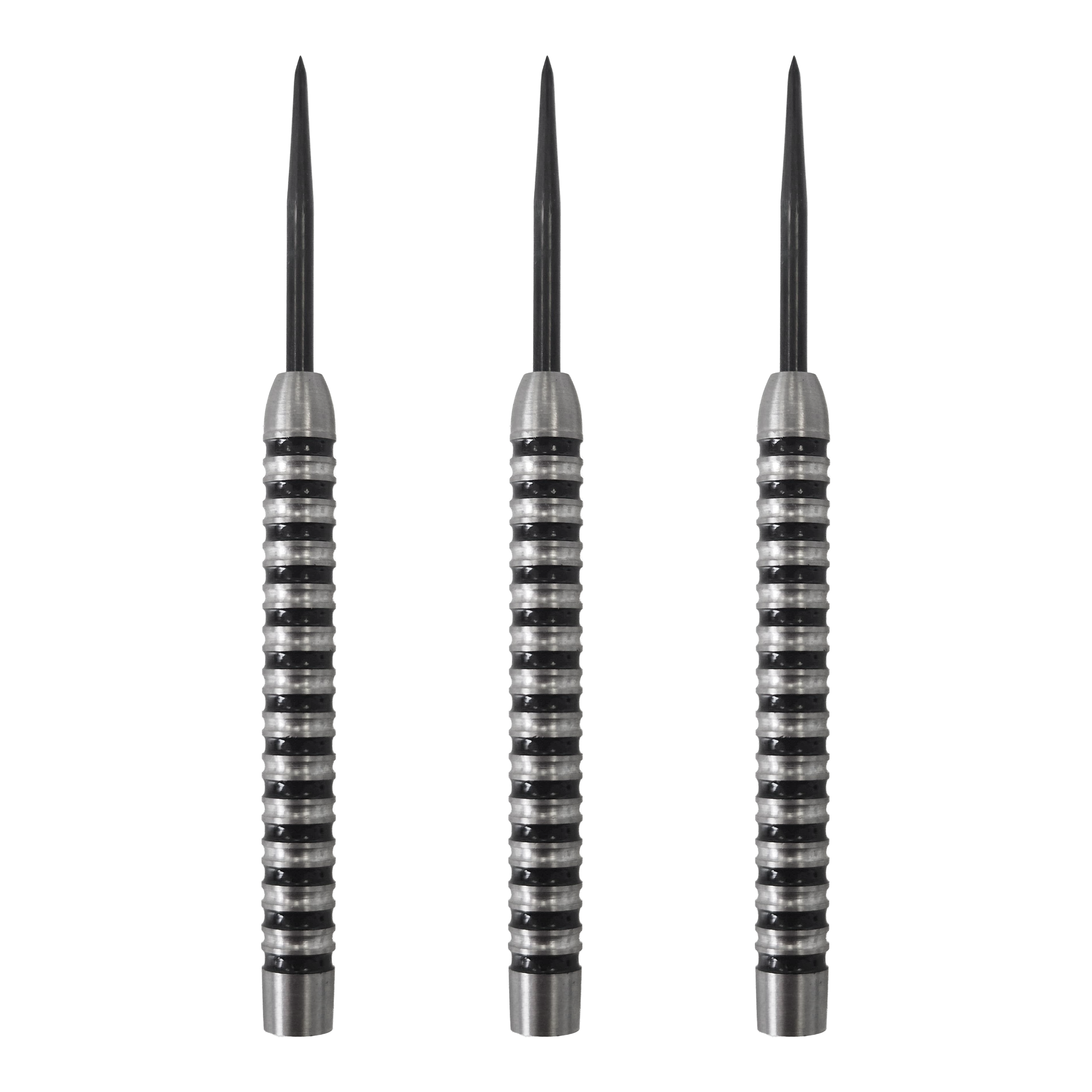 McDart Black Ring 2 ocelové hlavice na šipky - 22g Abgebildet sind McDart Black Ring 2 Steeldart-Barrels mit einem Gewicht von 22g. Das Produkt ist speziell für Steeldart entwickelt.